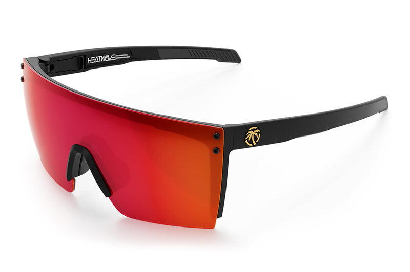 PERFORMANCE XL LAZER Polarized Sunglasses - Red/Orange Lens - ANSI Z87+ Safety Rated - for Cycling, Running & Outdoor Sports