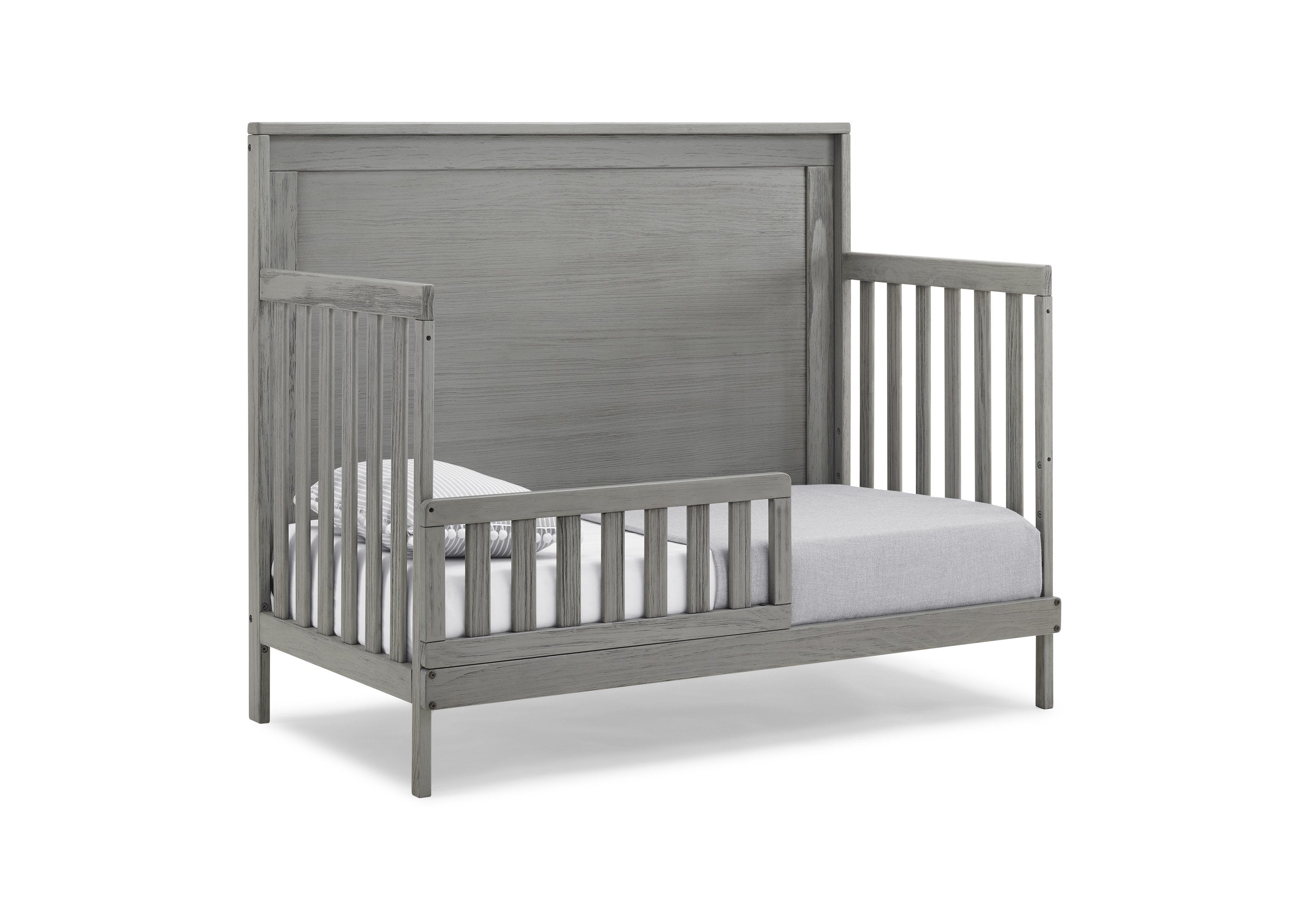 Willow 6-in-1 Convertible Baby Crib - Toddler Bed, Daybed & Full-Size Bed Frame | Safe, Durable Nursery Furniture for Newborns to Teens | Perfect for Bedrooms, Daycare & Guest Rooms