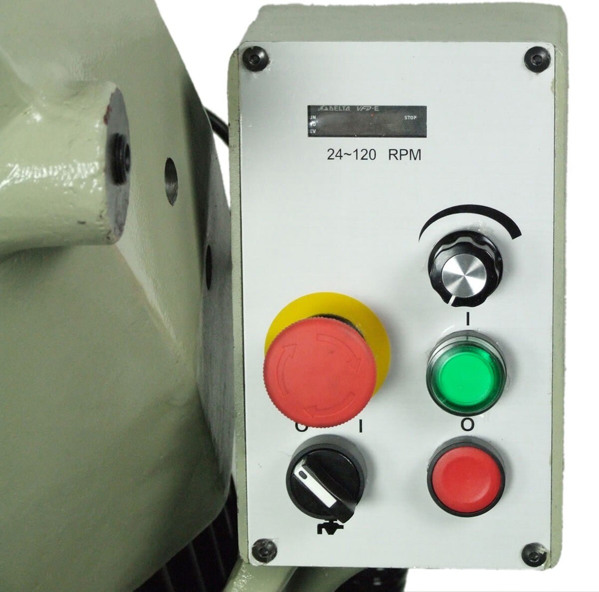 Baileigh Industrial BA9 1002535 Variable Speed Circular Cold Saw CS 350EU - Metal Cutting Machine for Steel, Aluminum & Pipe Fabrication - Perfect for Workshops & Industrial Use