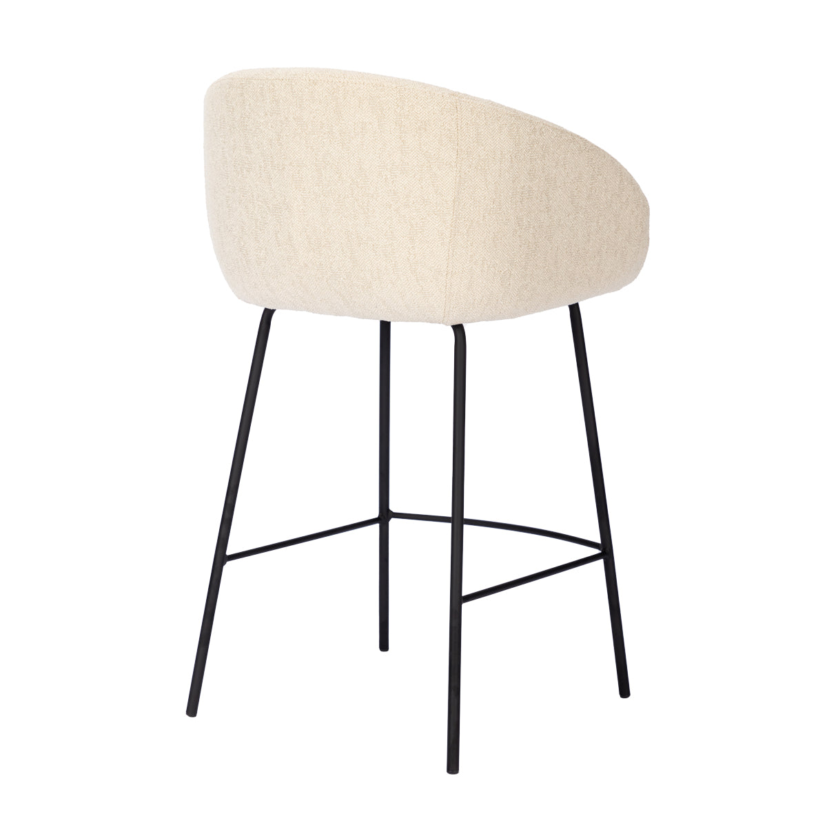 Avalon Fabric Bar Stool - Modern Upholstered Counter Height Stool for Kitchen Island, Breakfast Bar & Home Decor - Comfortable & Stylish Seating Solution
