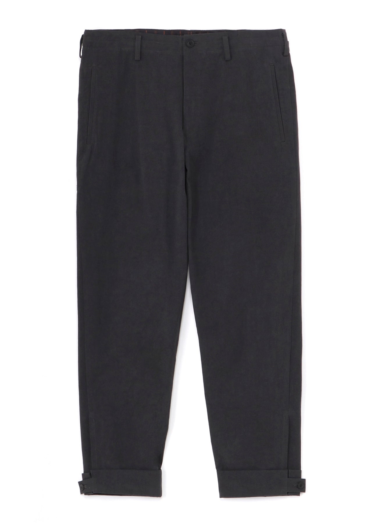Slim Fit Poplin Pants with Tab Detail - Stylish & Comfortable for Casual Wear, Office & Travel