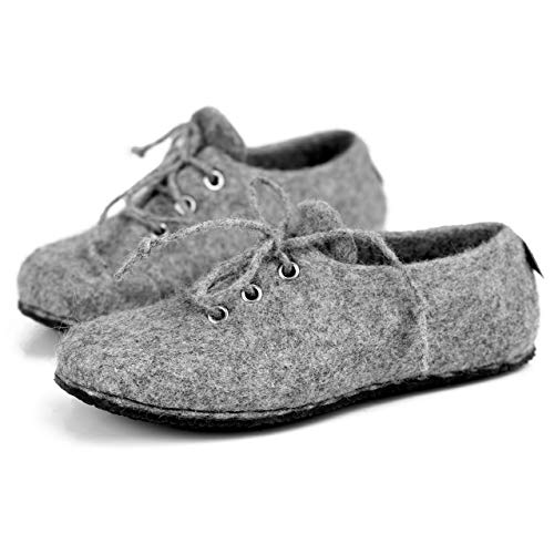 Handmade Felted Wool Sneakers for Men - Comfortable & Durable BureBure Shoes | Perfect for Casual Wear, Outdoor Walks & Eco-Friendly Fashion