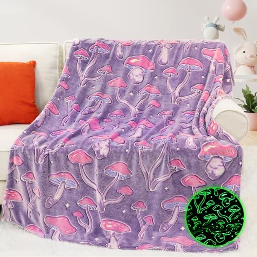 Glow Mushroom Blanket