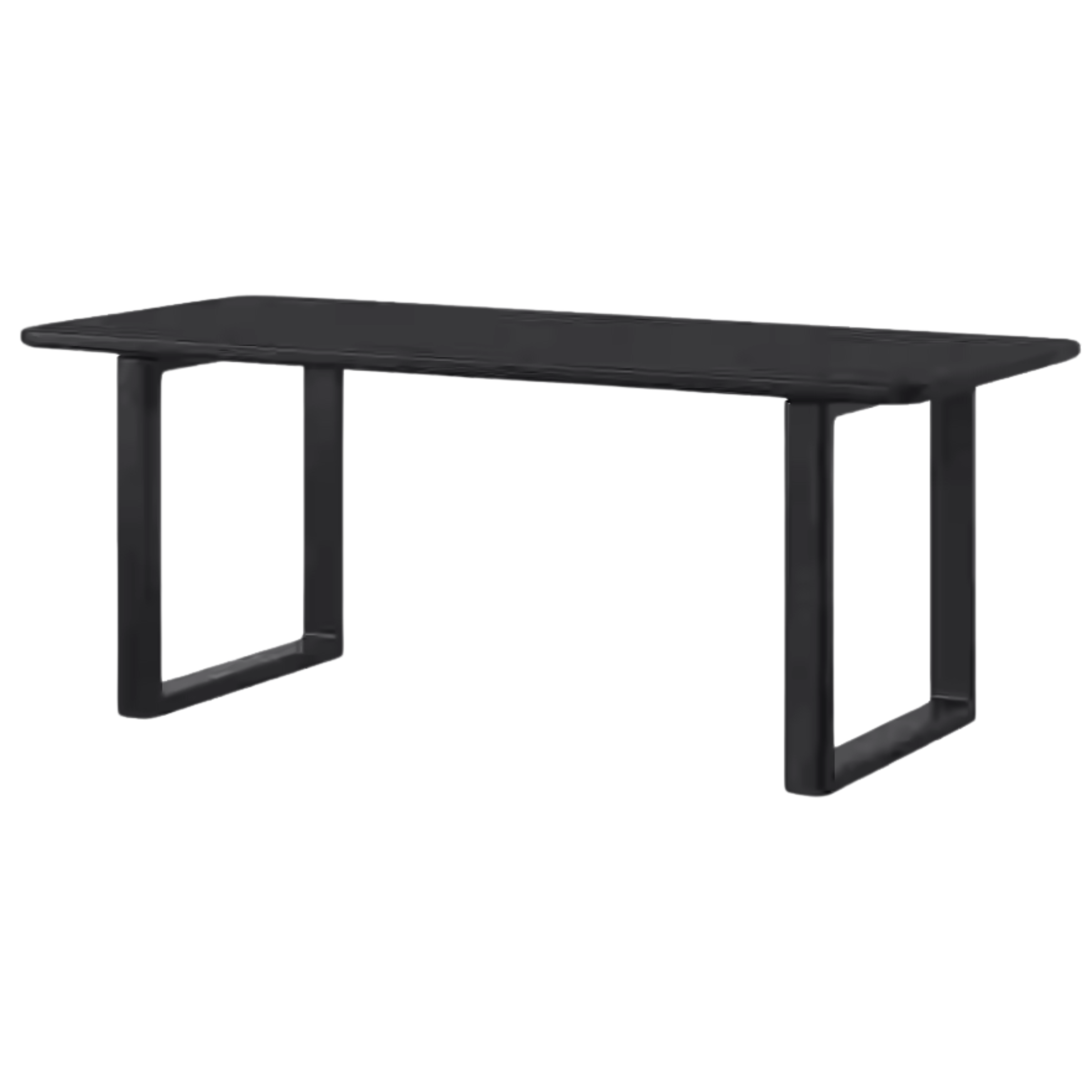 Solid Oak Wood Modern Large Dining Table - Farmhouse Style 8-Seater for Kitchen, Dining Room & Open Concept Living Spaces