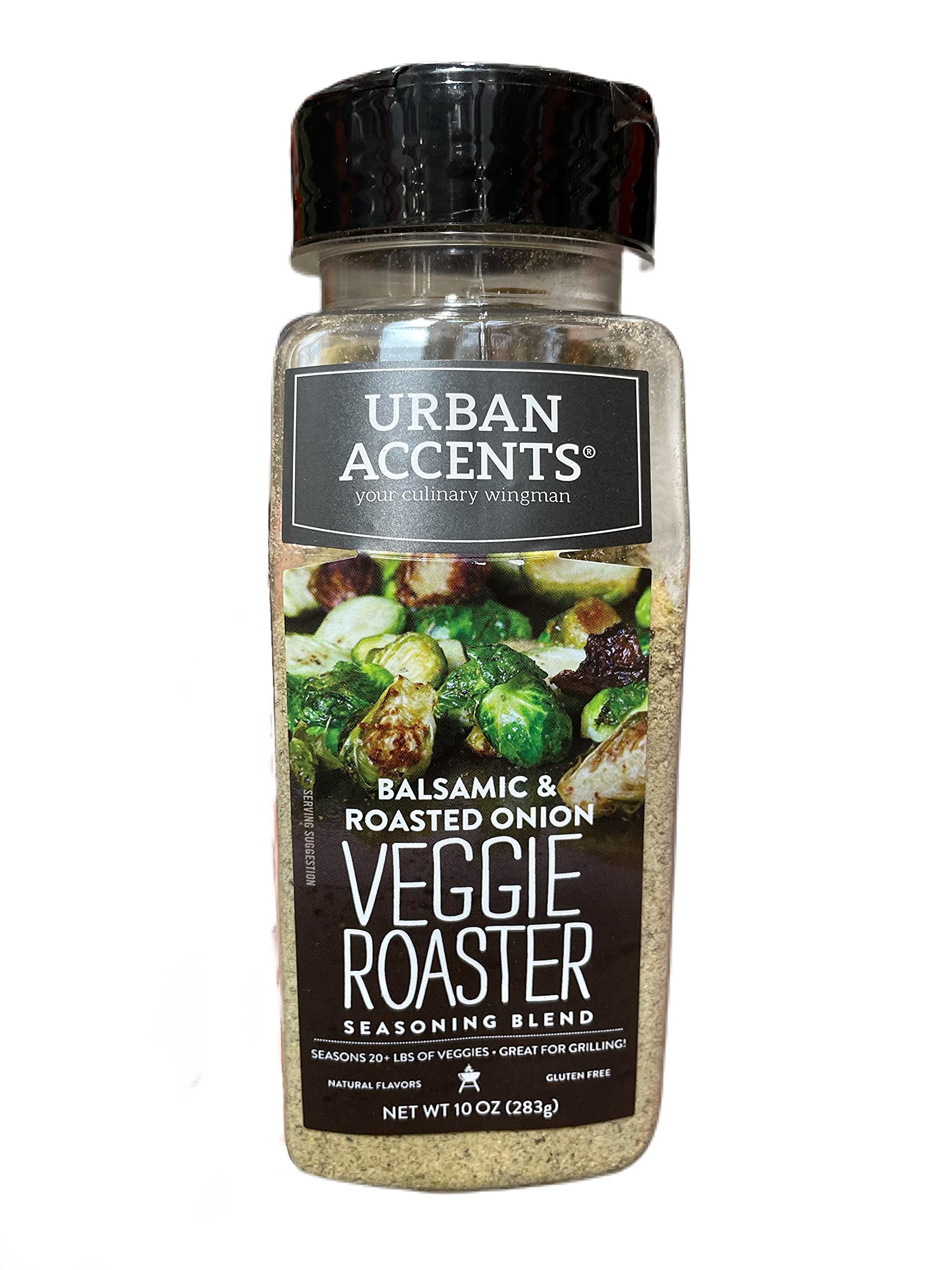 Urban Accent Balsamic & Roasted Onion Veggie Roaster Seasoning Blend - 10 oz | All-Natural Vegetable Seasoning for Roasting, Grilling & Meal Prep | Perfect for Potatoes, Carrots & Healthy Cooking