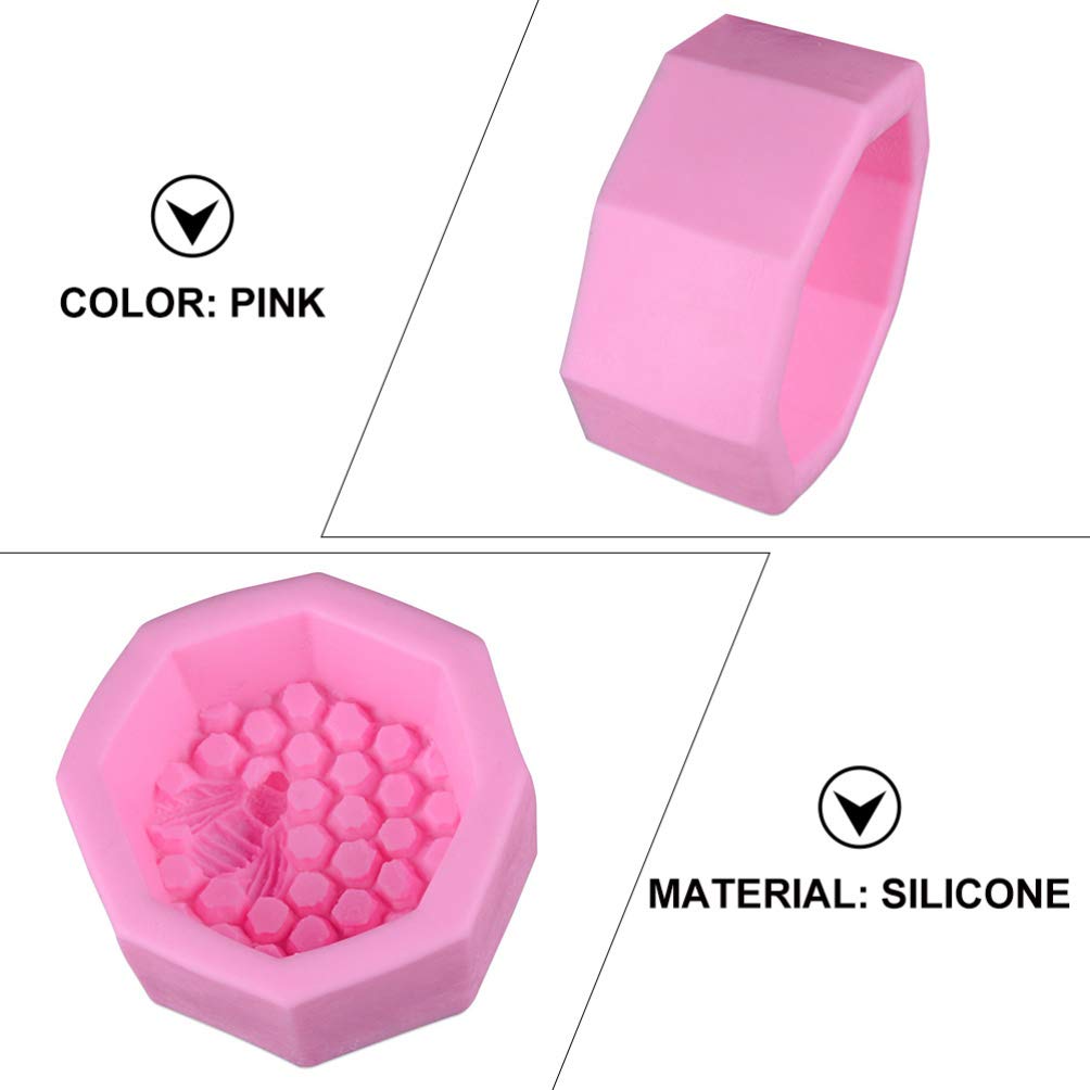 Hemoton 3-Piece Honeycomb Silicone Mold Set - Food-Grade Baking Molds for Chocolate, Fondant, Candy, Cake, Soap & Lotion Bars - Reusable Resin Craft Molds for DIY Home Decor & Gifts