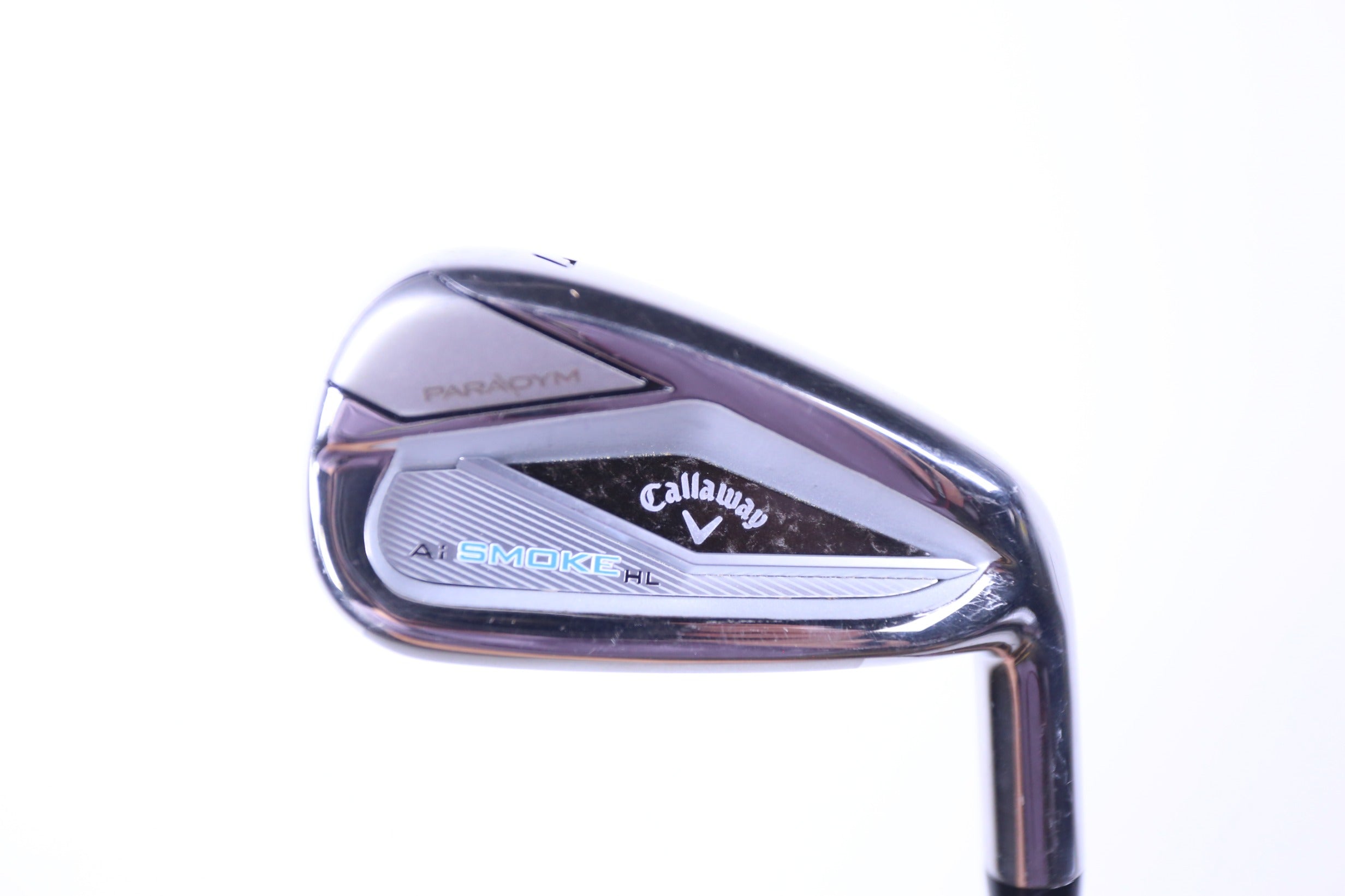 Used Callaway Paradym Ai Smoke HL 7 Iron Right Handed Senior Flex Golf Club - Perfect for Senior Golfers & High Handicap Players on the Course