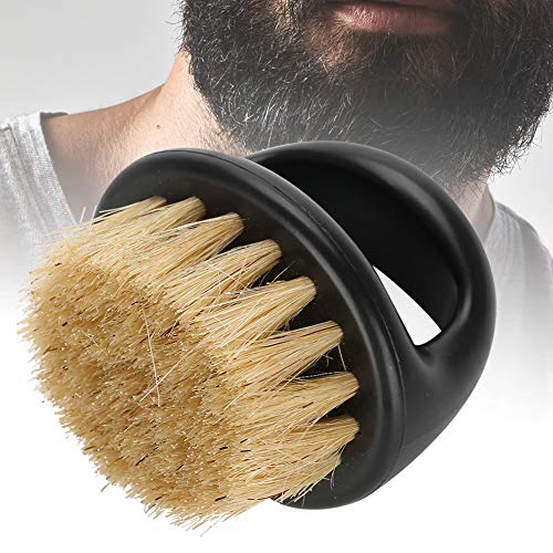 Beard Brush Set - 3 Styles Bristle Beard Brush for Men with Wooden Handle (Black & White) - Perfect for Grooming, Styling & Conditioning Facial Hair - Ideal for Home, Travel & Salon Use