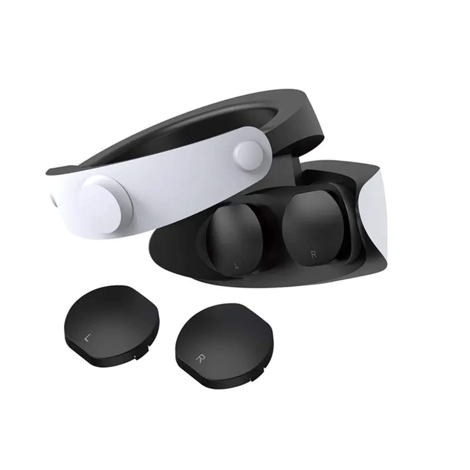 NUCNOK PS VR2 Lens Cover - Scratch-Resistant ABS Material, Dustproof & Shockproof Protective Accessory for PlayStation VR2 - Perfect for Gaming, Travel, and Storage Protection