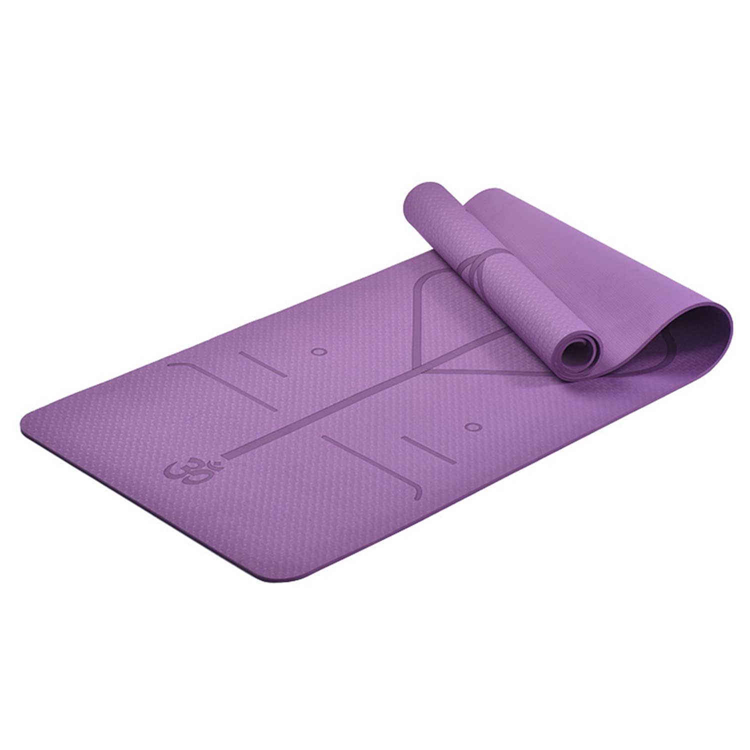 Non-Slip QEMop Yoga Mat for Fitness, Gym, Pilates & Floor Exercises – Extra Grip for Home Workouts, Yoga Studio & Outdoor Training