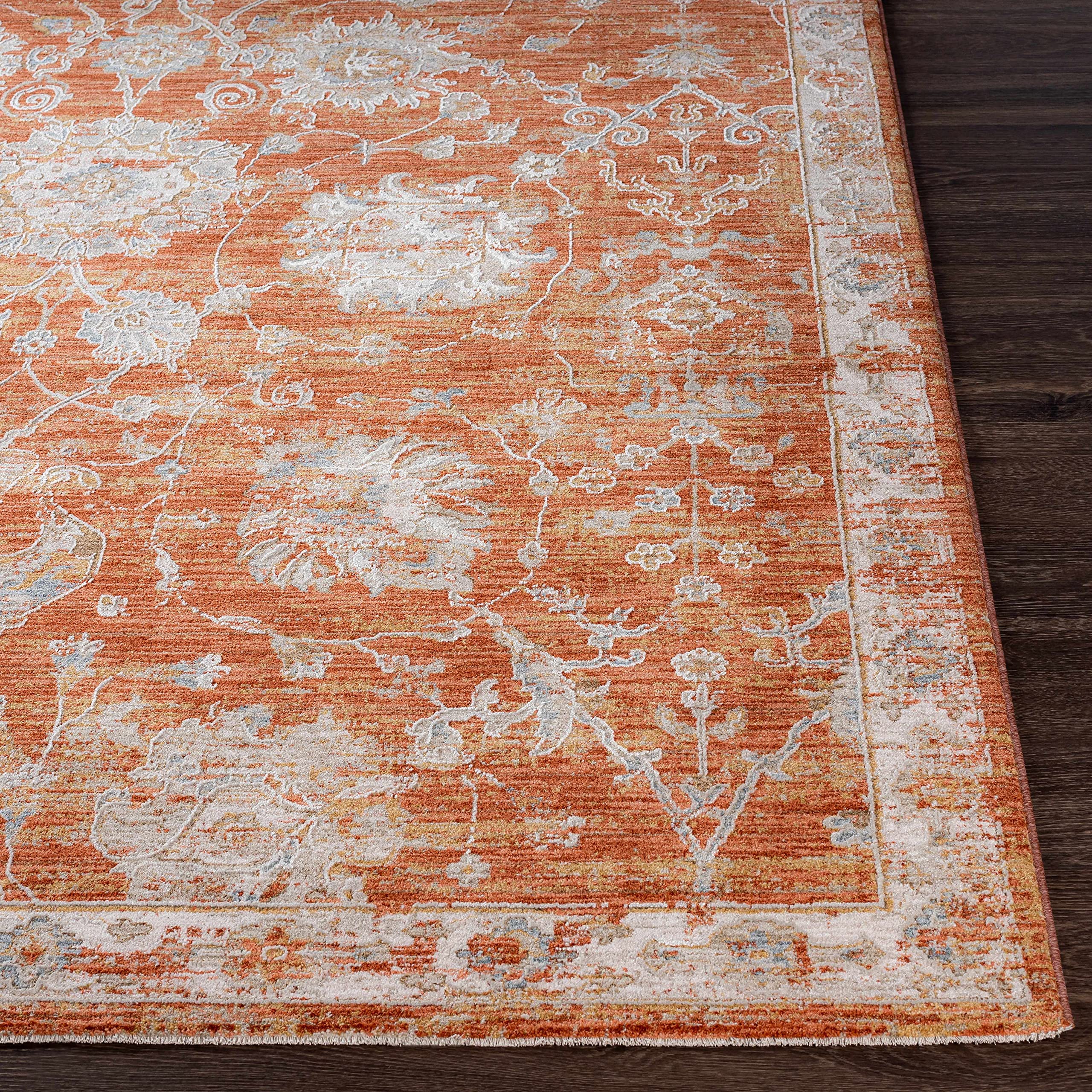 Hauteloom Manawan Traditional Round Area Rug 6'7