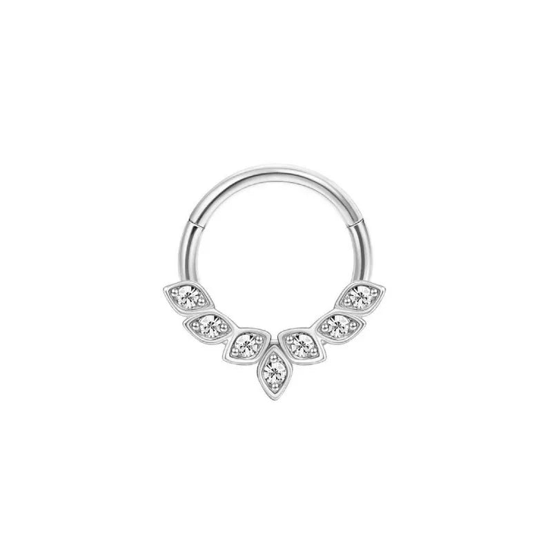 Trendy Hinged Nose Rings for Women - 14K Gold & Sterling Silver Septum Hoops - Perfect for Everyday Wear, Parties & Special Occasions