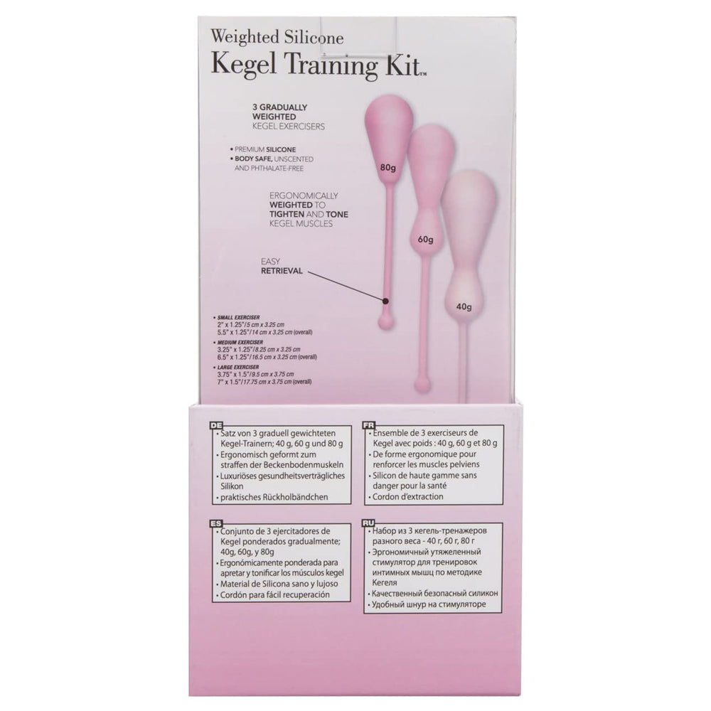 Inspire Weighted Silicone Kegel Exercise Set for Women - Pelvic Floor Trainer for Postpartum Recovery & Bladder Control - Home Workout & Intimate Wellness Kit