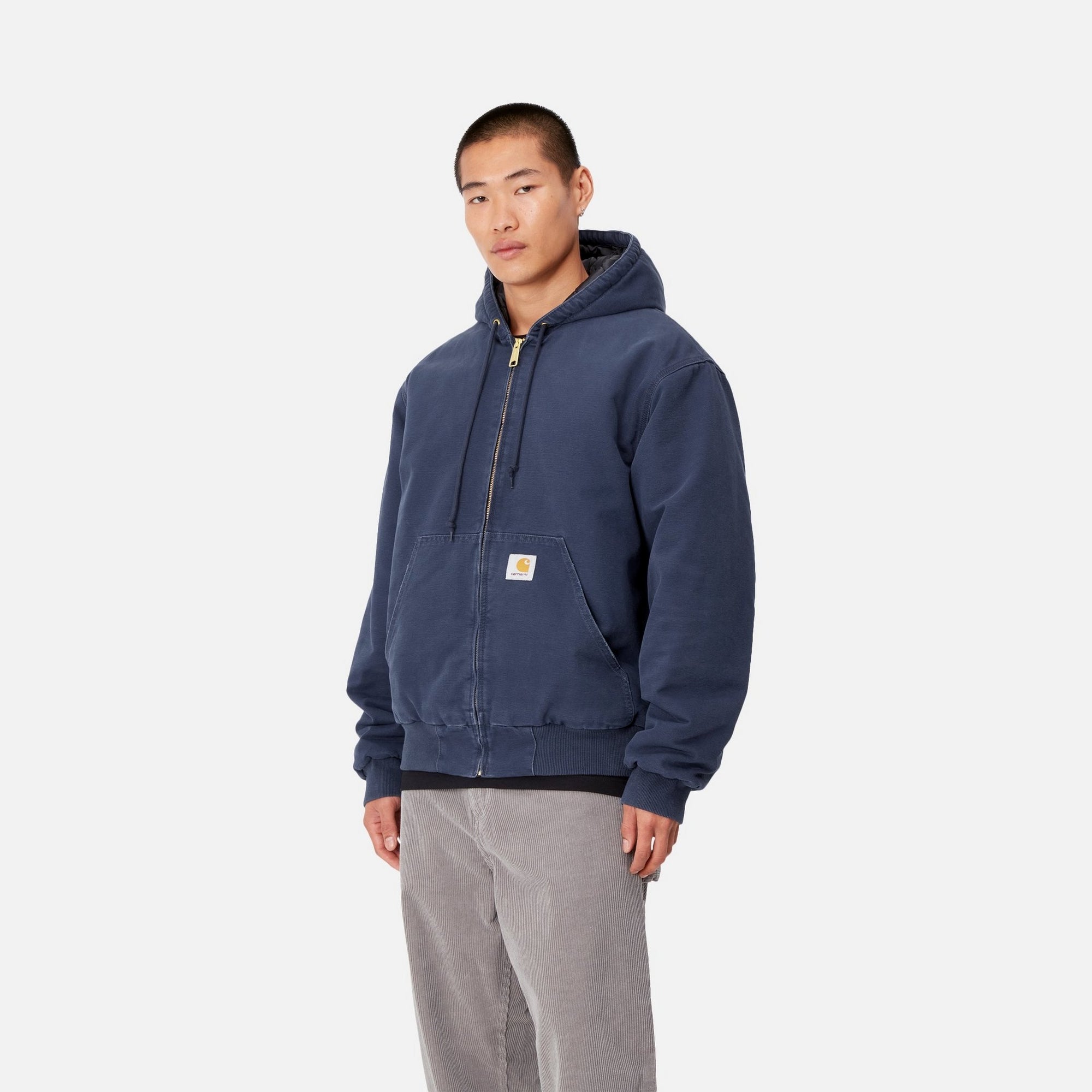 OG Active Jacket for Men - Winter Windproof Waterproof Outdoor Jacket in Air Force Blue (Aged Canvas) | Perfect for Hiking, Camping & Cold Weather Activities