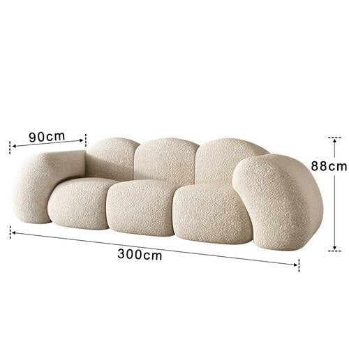 Cloud Shaped Sofa - Ultra Comfortable Lounge Chair for Living Room, Bedroom & Nursery | Perfect for Relaxing, Napping & Home Decor