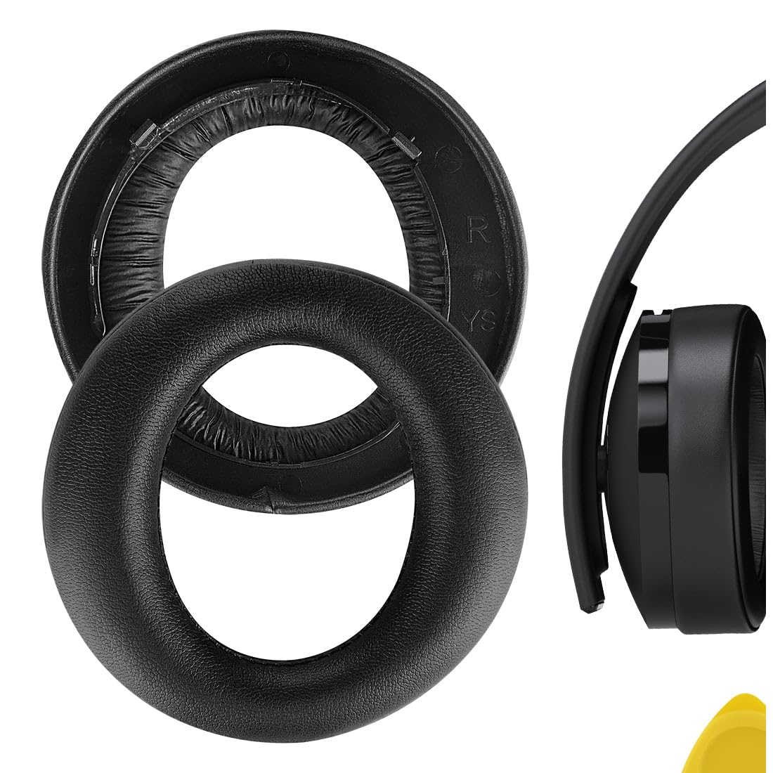 Geekria Replacement Earpads for PlayStation Gold Wireless Headset (2018 New Version & PS4 500 Million Limited Edition) - Premium Ear Cushions & Repair Parts (Black) - Perfect for Gaming, Music & Long Wear Comfort