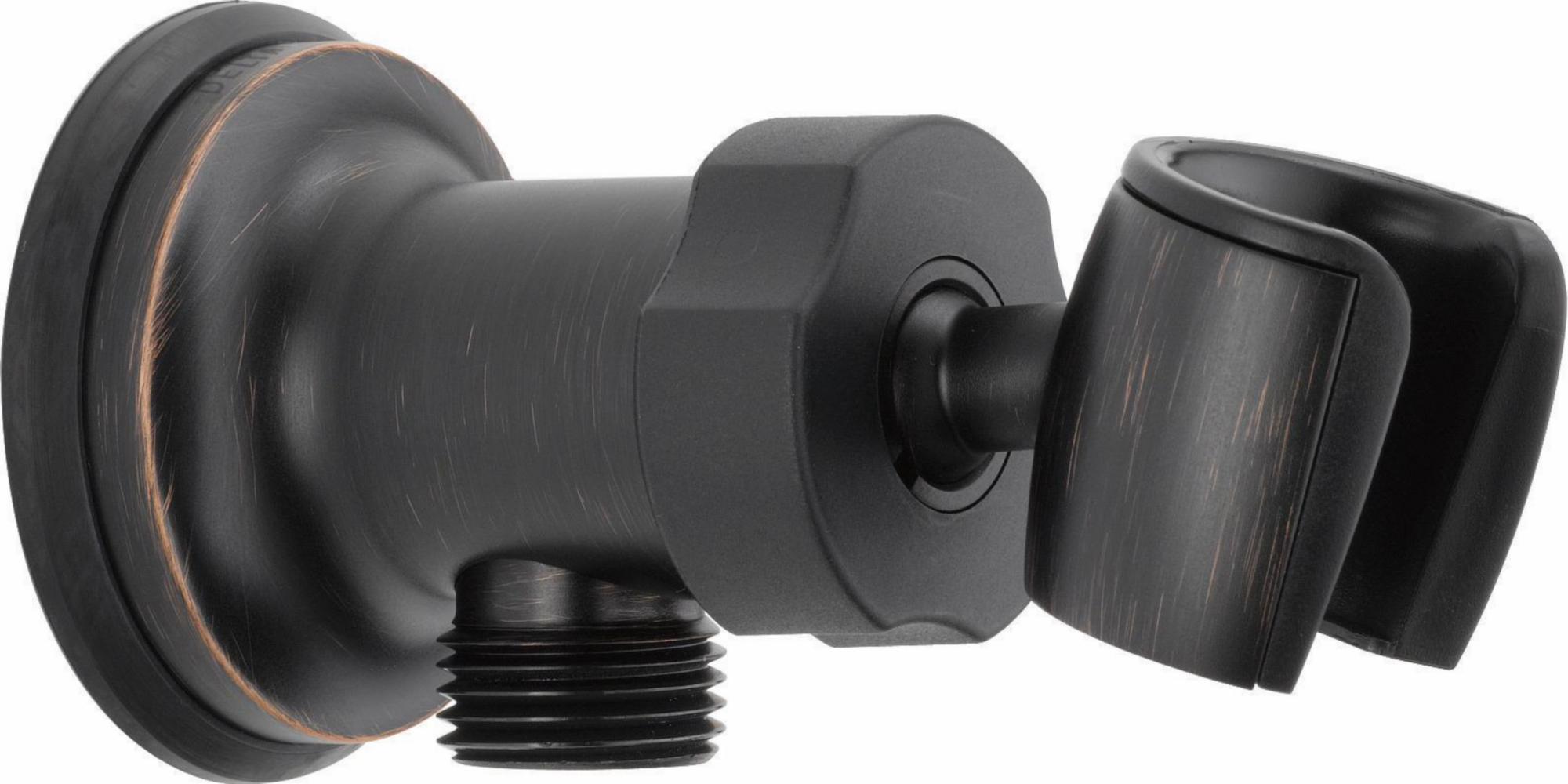 Delta Venetian Bronze Adjustable Wall Mount Elbow U4985 RB PK - Perfect for Bathroom Faucet Installation and Shower Arm Adjustments