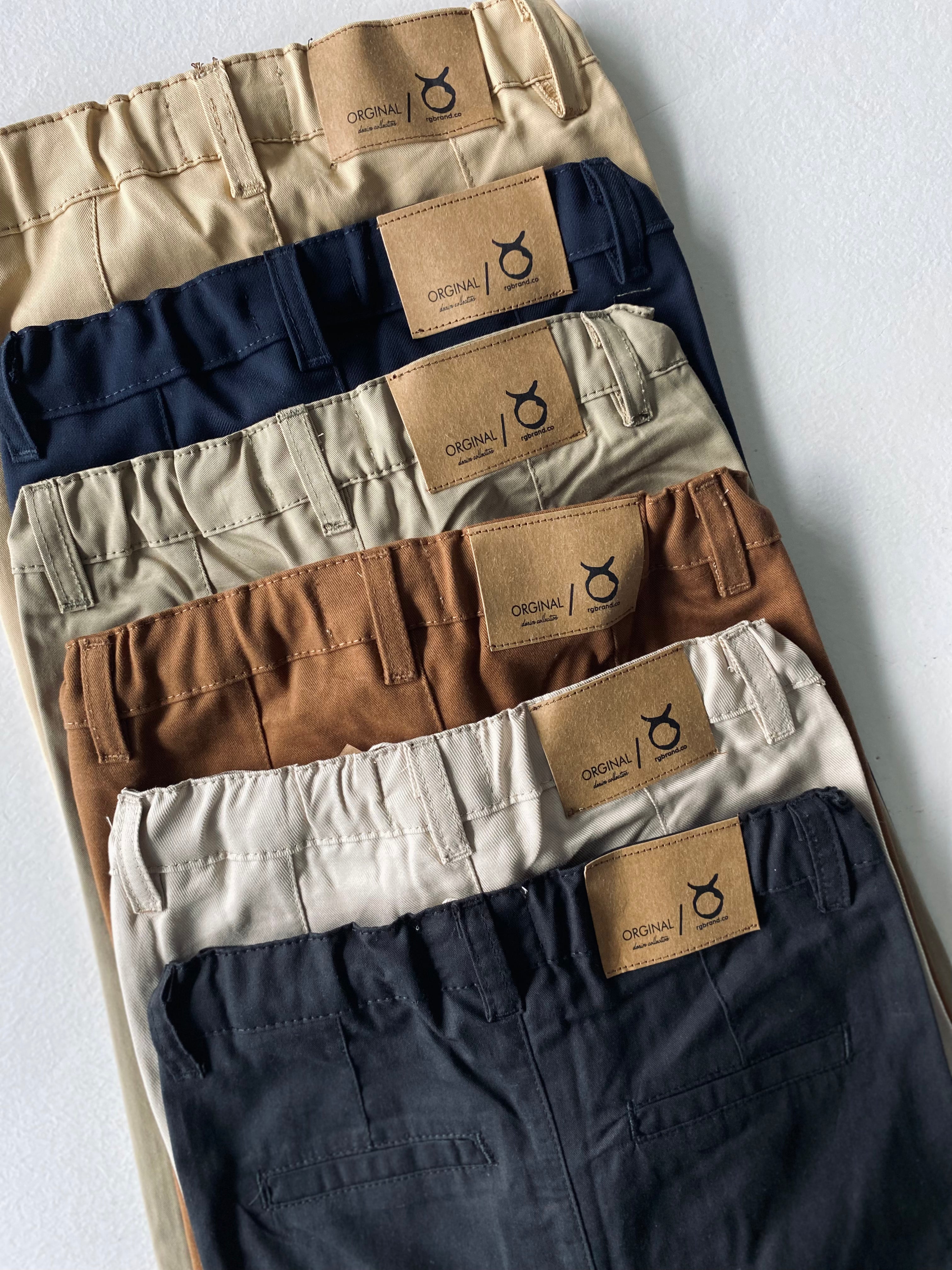 Kids Gabardine Pants - Durable & Comfortable Trousers for Boys & Girls - Perfect for School, Play & Outdoor Activities