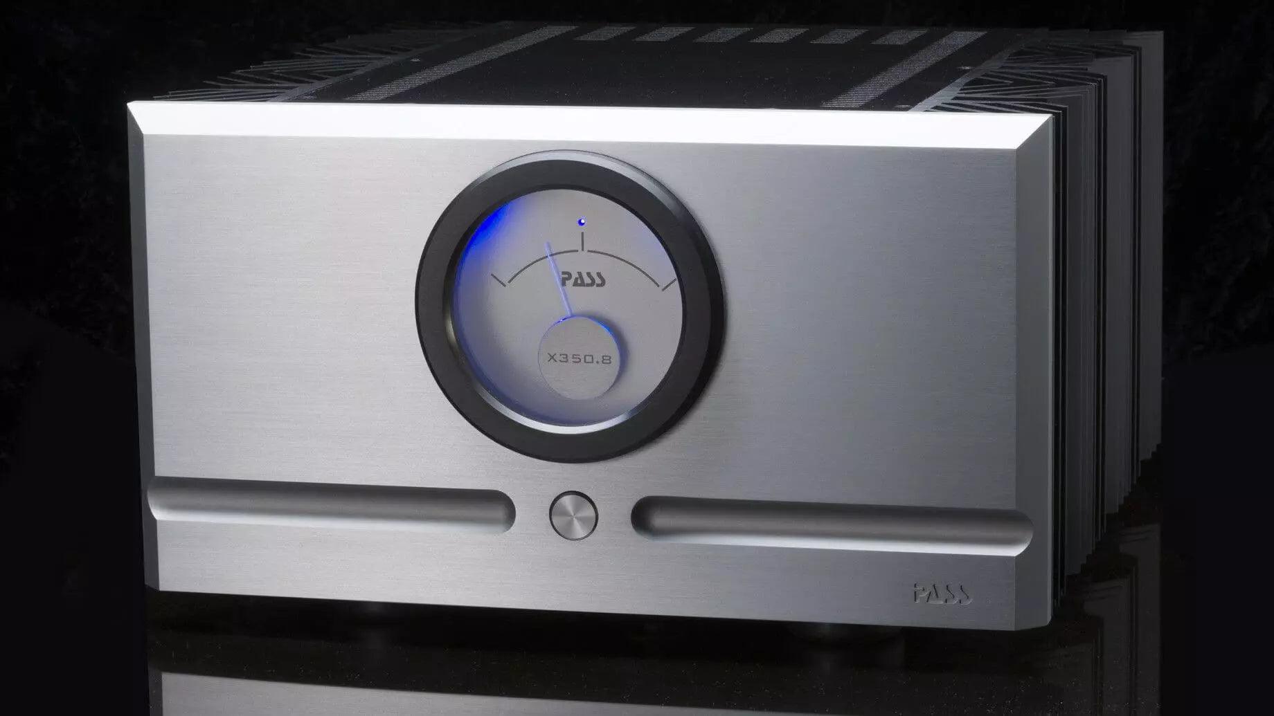 Pass Labs X350.8 High-End Stereo Power Amplifier - Audiophile Grade Home Theater & Music System for Critical Listening & Studio Use