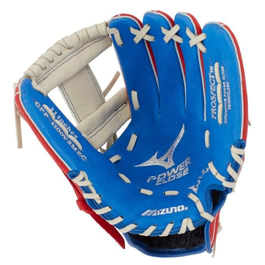 Mizuno Prospect Series PowerClose™ Youth Baseball Glove - 11 Inch - Perfect for Little League & Youth Baseball Practice - Durable & Comfortable Design for Young Players