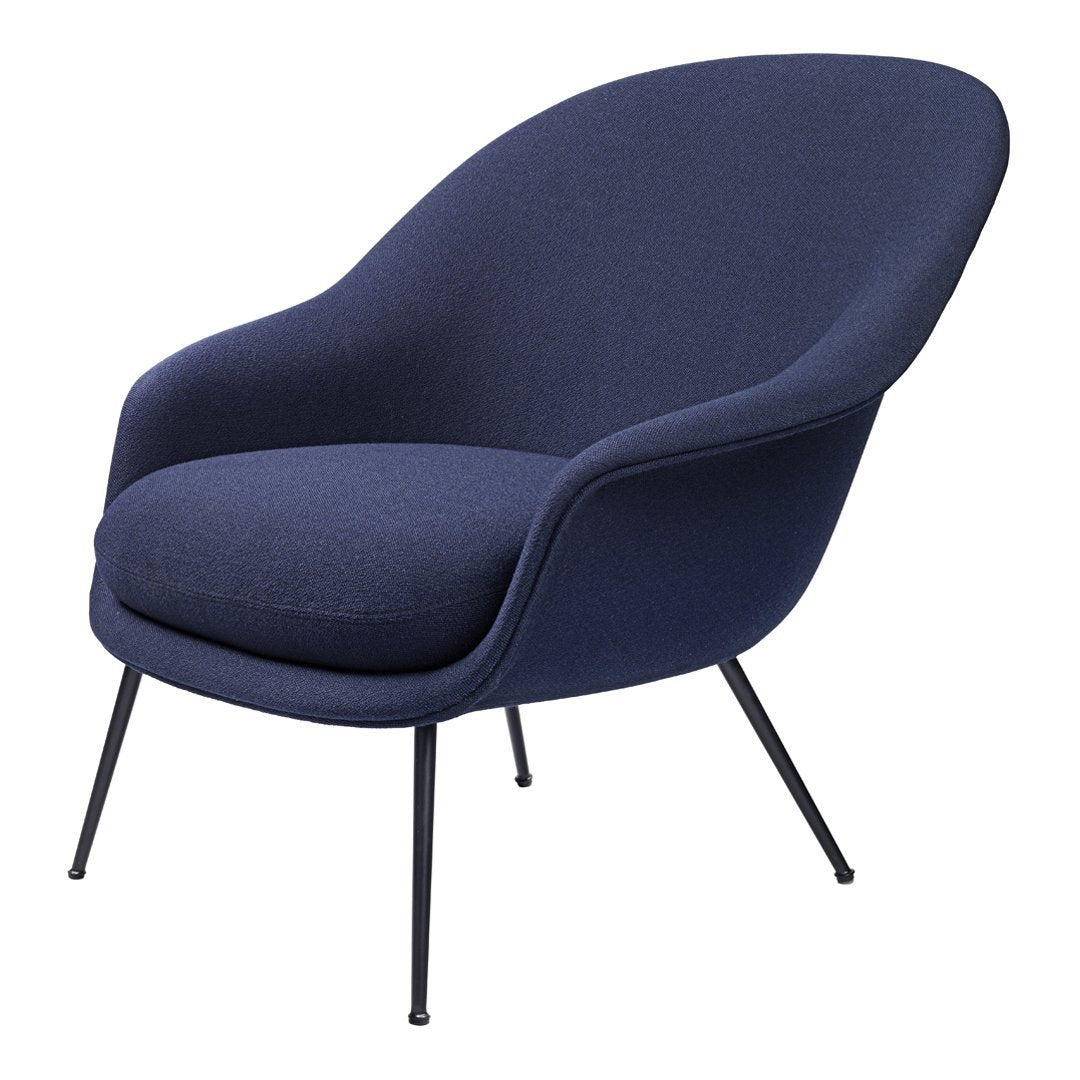 Bat Lounge Chair - Low Back Recliner with Conic Base - Perfect for Living Room, Bedroom, or Patio Relaxation