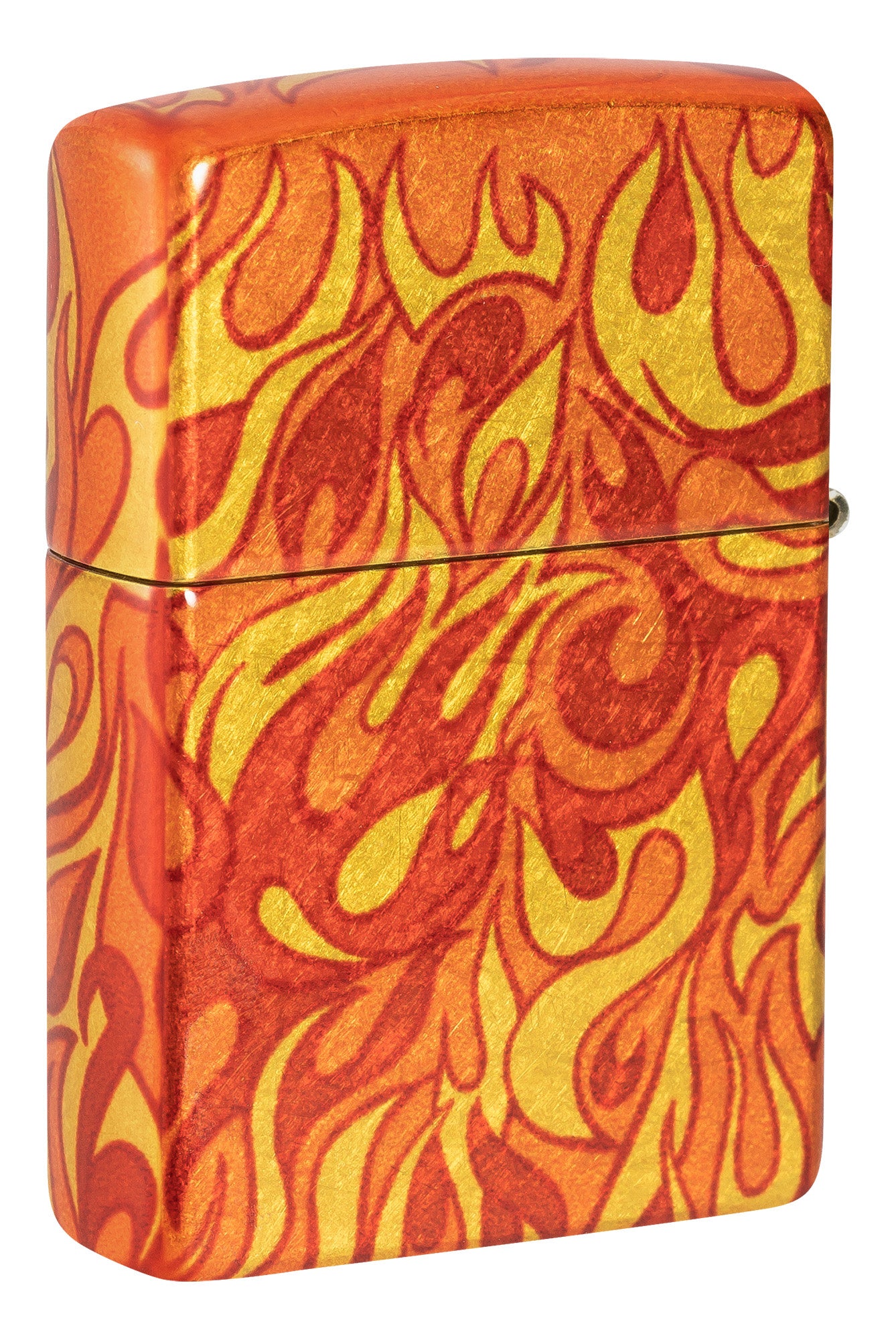 Fire Zippo Design Windproof Lighter - Classic Metal Refillable Pocket Lighter for Outdoor Camping, BBQ, Hiking & Everyday Carry (ECDC)