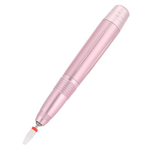 Professional Electric Nail Drill Pen - Portable Nail Polishing Tool with Multiple Heads for DIY Nail Art, Manicure & Pedicure (Pink) | Perfect for Salon, Home Use & Travel Nail Care