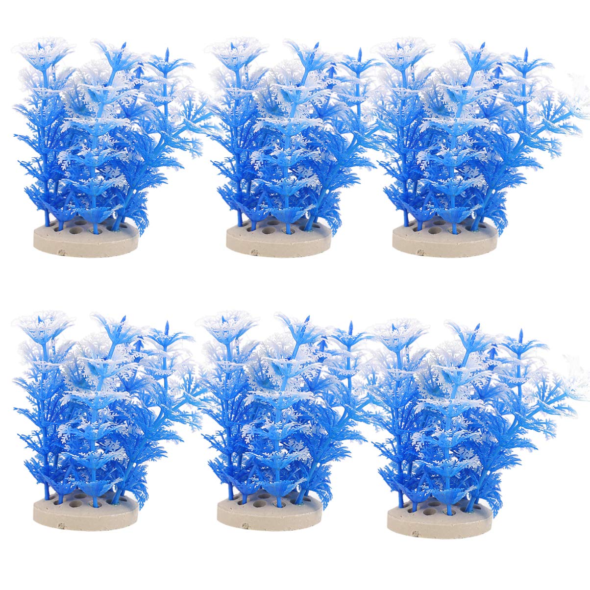 10PCS Realistic Plastic Aquarium Plants - Durable Lifelike Artificial Fish Tank Decor for Freshwater & Saltwater Aquariums - Perfect for Betta Fish, Goldfish, Shrimp & Tropical Fish Tanks