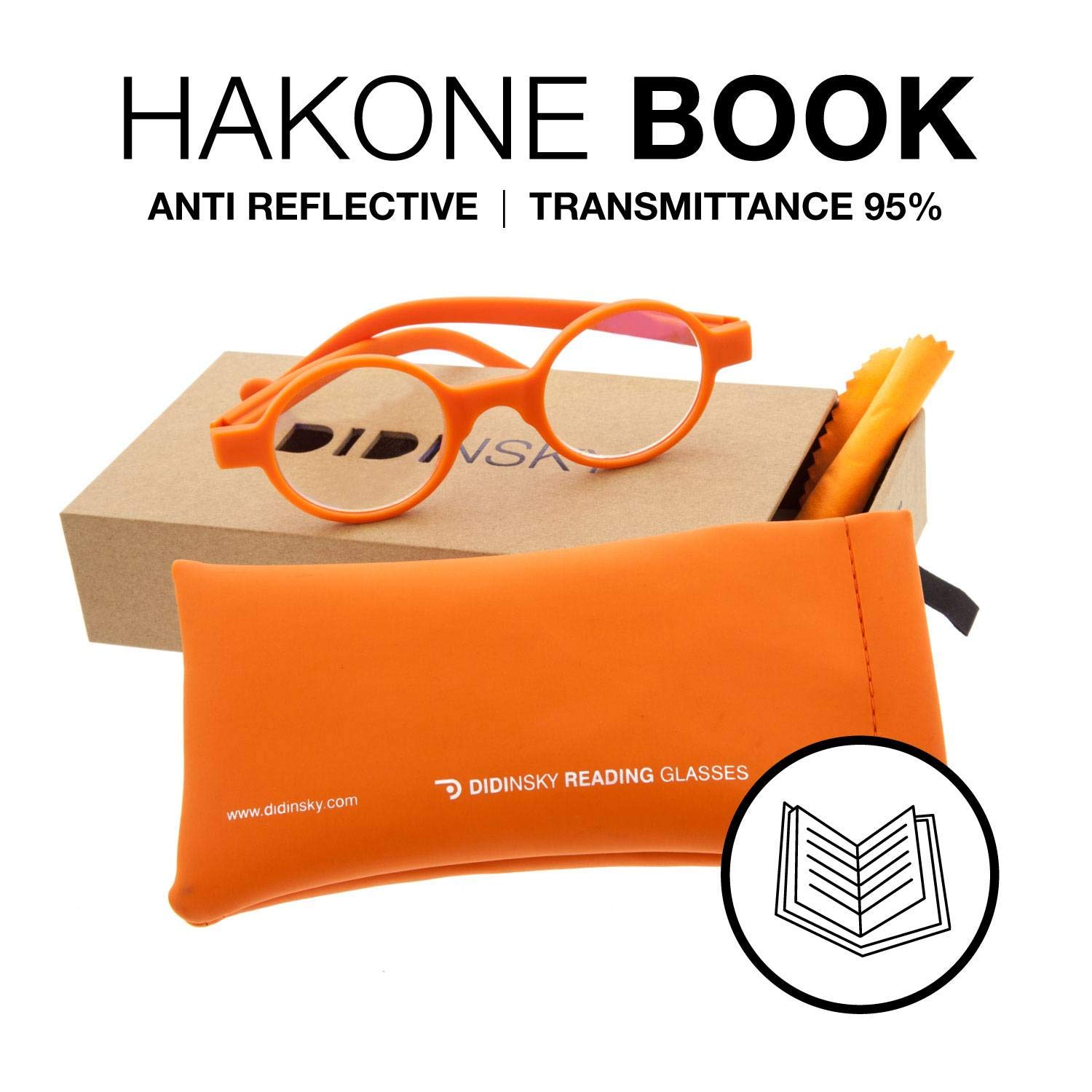 Premium Reading Glasses for Men & Women - Ultra Clear Anti-Glare Lenses with Comfortable Rubber Touch Frames (+1.0 to +4.0 Strength) - Perfect for Reading Books, Using Digital Devices & Close Work