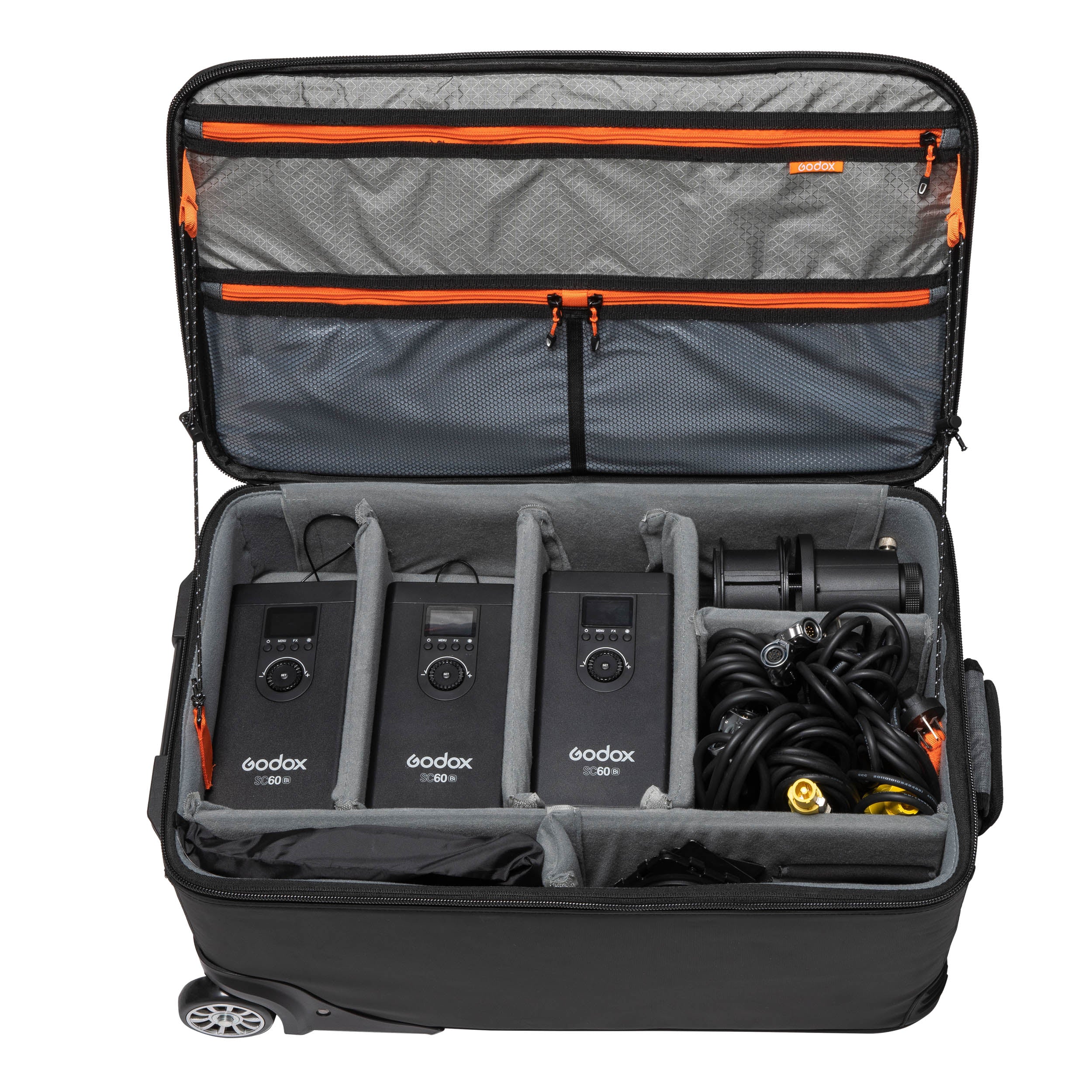 Professional CB51 Studio Lighting Kit with Roller Case - Perfect for Photography, Videography & YouTube Content Creation