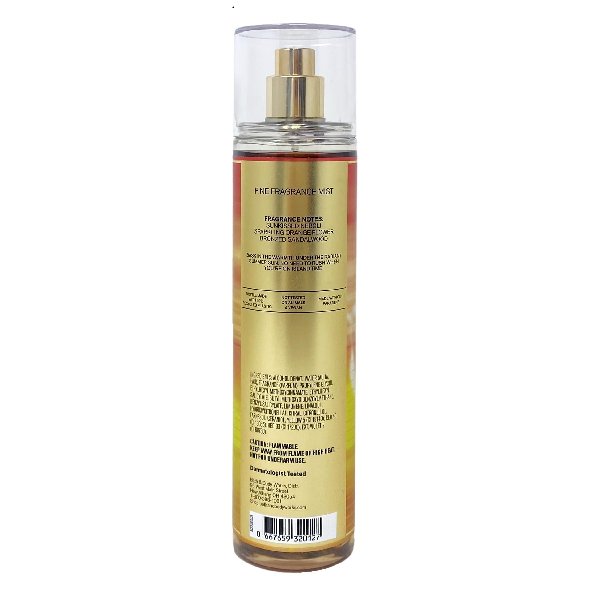 Bath and Body Works In The Sun Gift Set - Full Size Body Cream, Fragrance Mist, Shower Gel & Lotion - Summer Skincare Essentials for Beach, Pool & Vacation