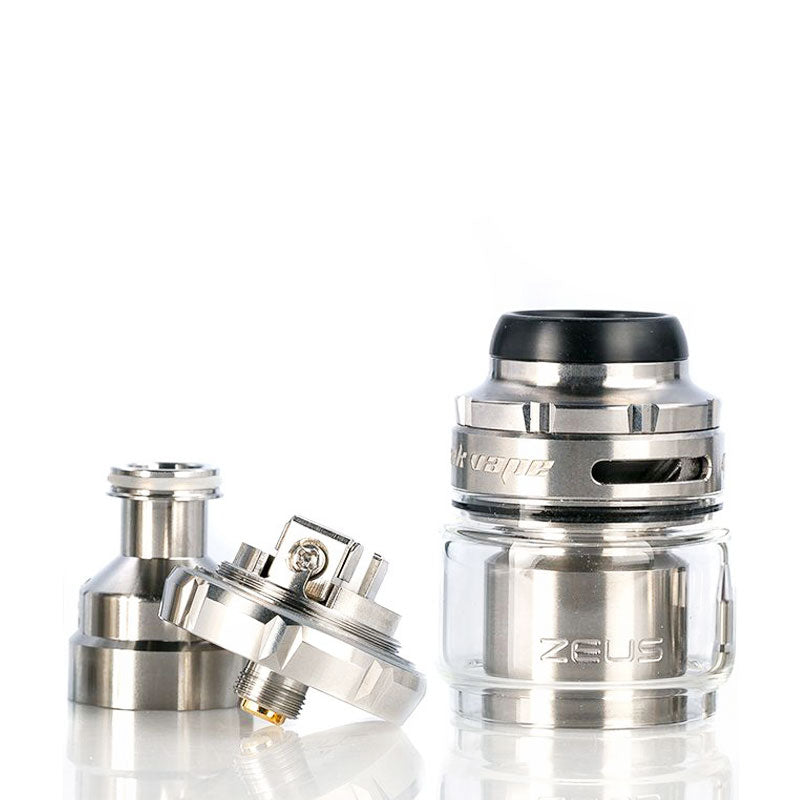 GeekVape Zeus X Mesh (ZX II) RTA Rebuildable Tank Atomizer - Top Airflow Leakproof Vape Tank for Cloud Chasing & Flavor Enhancement - Perfect for Advanced Vapers & DIY Enthusiasts