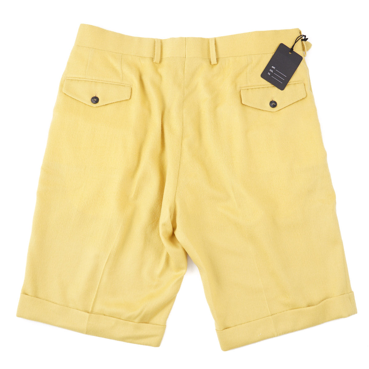 Luxury Sartorio Pure Cashmere Bermuda Shorts for Men - Soft & Comfortable Summer Casual Wear - Perfect for Beach, Vacation & Lounge