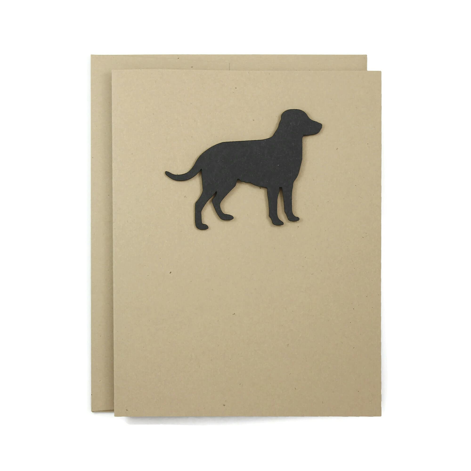 Labrador Retriever Blank Greeting Card - 25 Dog Breed Colors | Single Card or 10-Pack Set | Perfect for Birthdays, Thank You Notes & Pet Lovers