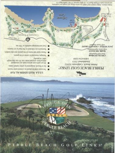 Tom Kite Autographed Pebble Beach Golf Links U.S. Open Scorecard - Signed Memorabilia for Golf Collectors & Fans - Perfect for Display in Home, Office or Man Cave