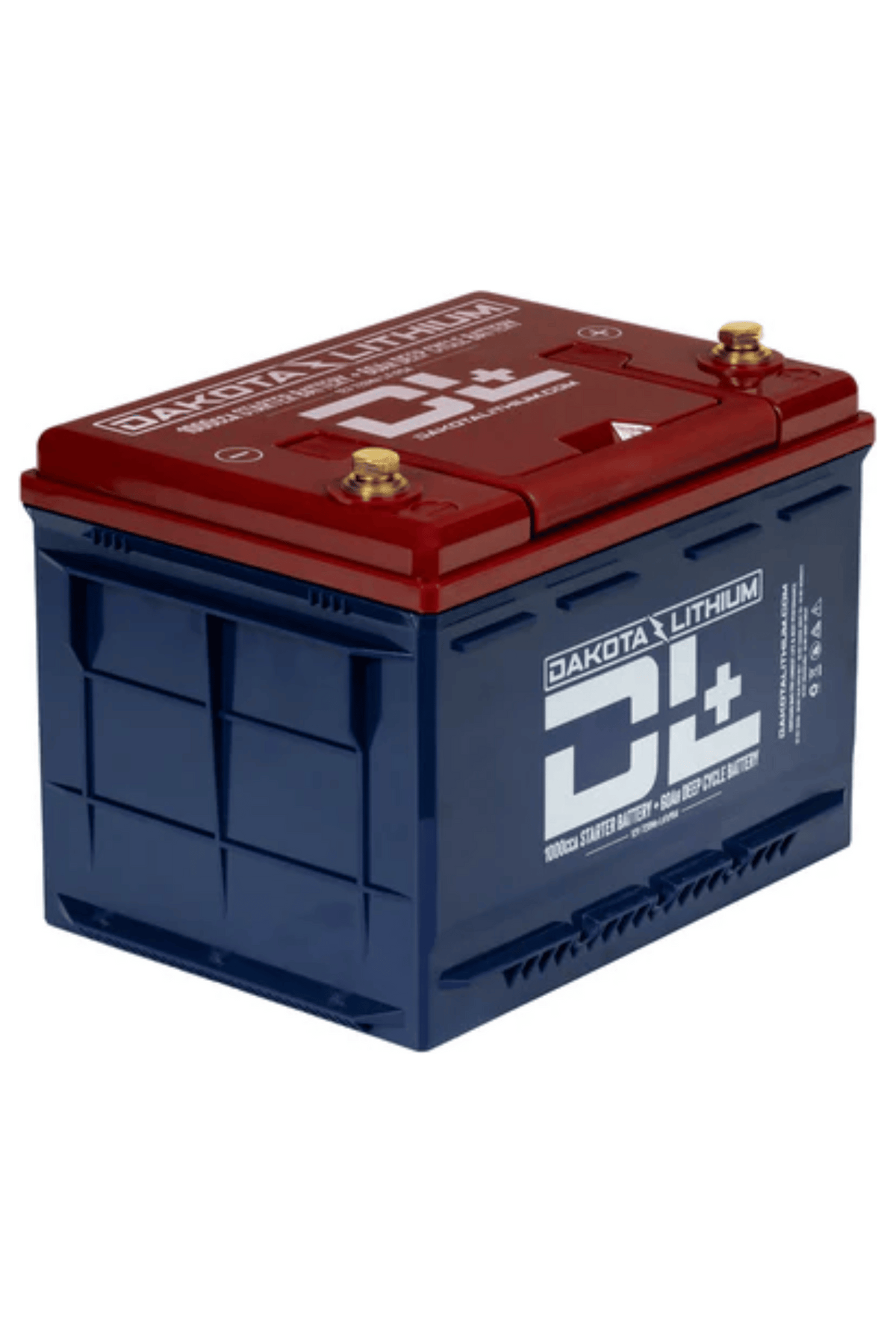 Dakota Lithium DL+ 12V 60Ah Deep Cycle Dual Purpose Battery - 1000CCA Marine/RV Starter Battery for Boats, Campers & Off-Grid Power - Perfect for Fishing, RV Travel & Solar Energy Storage