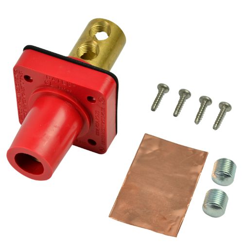 CL Series 400A 600V Panel Mount Connector - 2/0 AWG Copper Lug for Electrical Panels & Industrial Applications