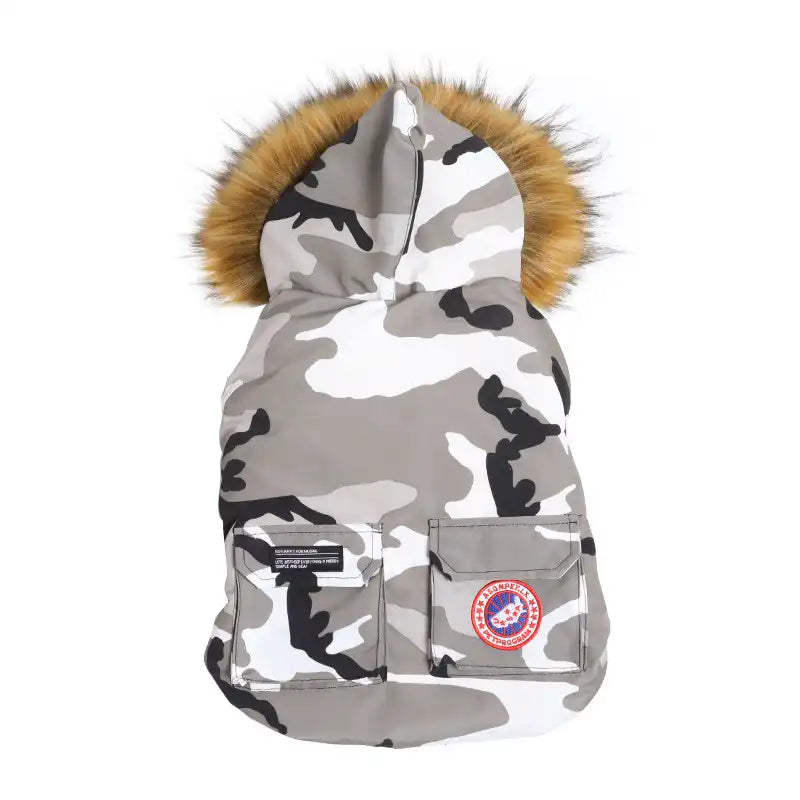Canada Goose Dog Parka for Small Dogs - Warm Winter Coat for Small Breed Dogs - Perfect for Cold Weather Walks and Outdoor Adventures
