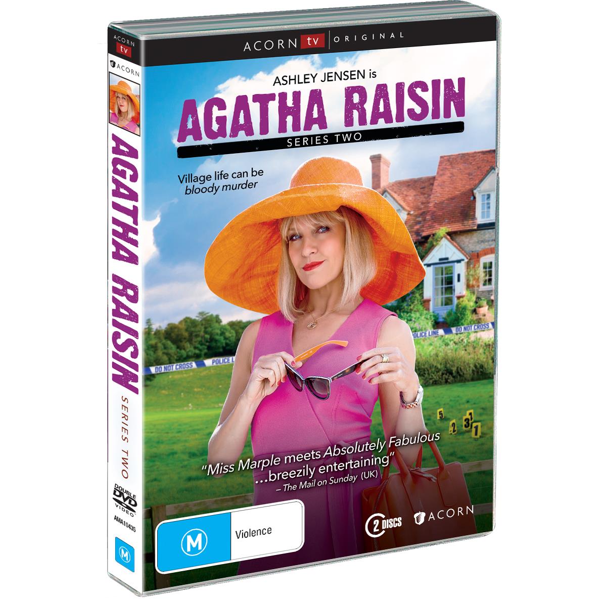 Agatha Raisin Season 2 DVD | British Mystery Comedy TV Series | Perfect for Cozy Nights & Detective Show Fans