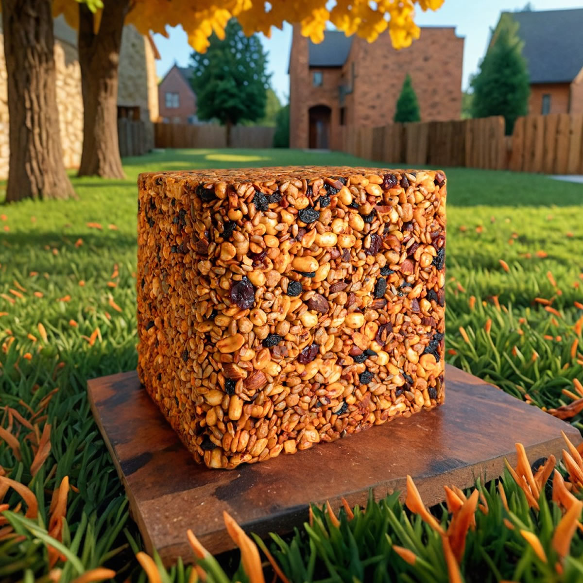 Premium Woodpecker Seed Block - High Energy Wild Bird Food for Woodpeckers & Backyard Birds - Ideal for Bird Feeders, Gardens & Nature Lovers