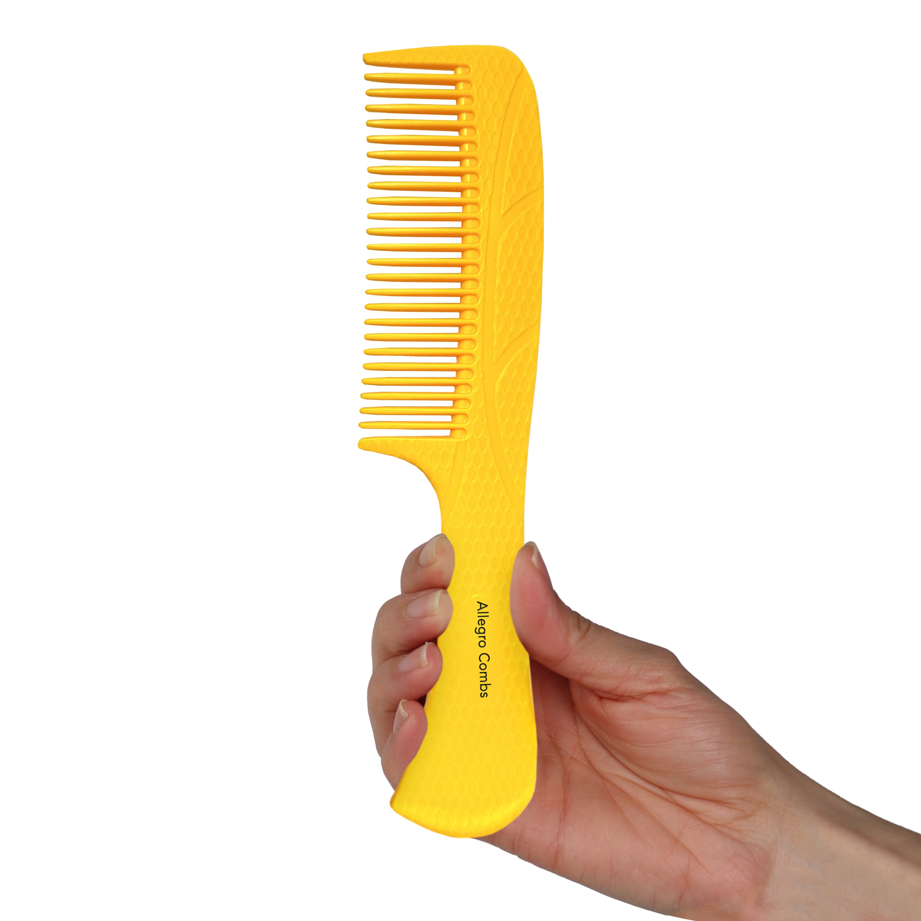 Allegro Comb 1004 Wide Tooth Detangling Hair Comb for Women - Gentle Styling Tool for Curly, Thick & Wet Hair - Perfect for Salon, Travel & Home Use