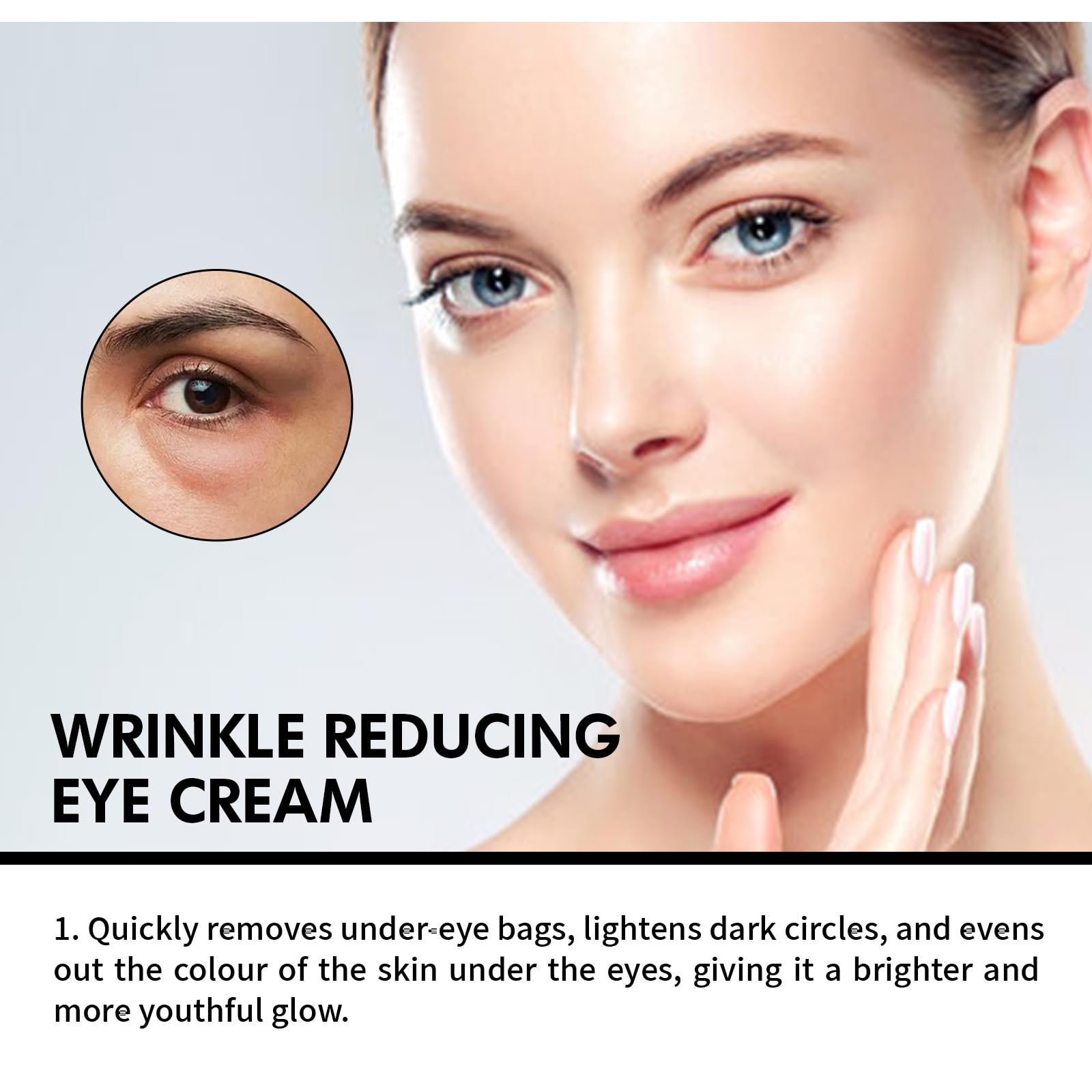 Premium Anti-Aging Eye & Neck Firming Cream Set (3PC) - Wrinkle Reducer, Dark Circle Treatment & Skin Tightening for Face & Under Eyes - Perfect for Night Routine & Travel Skincare