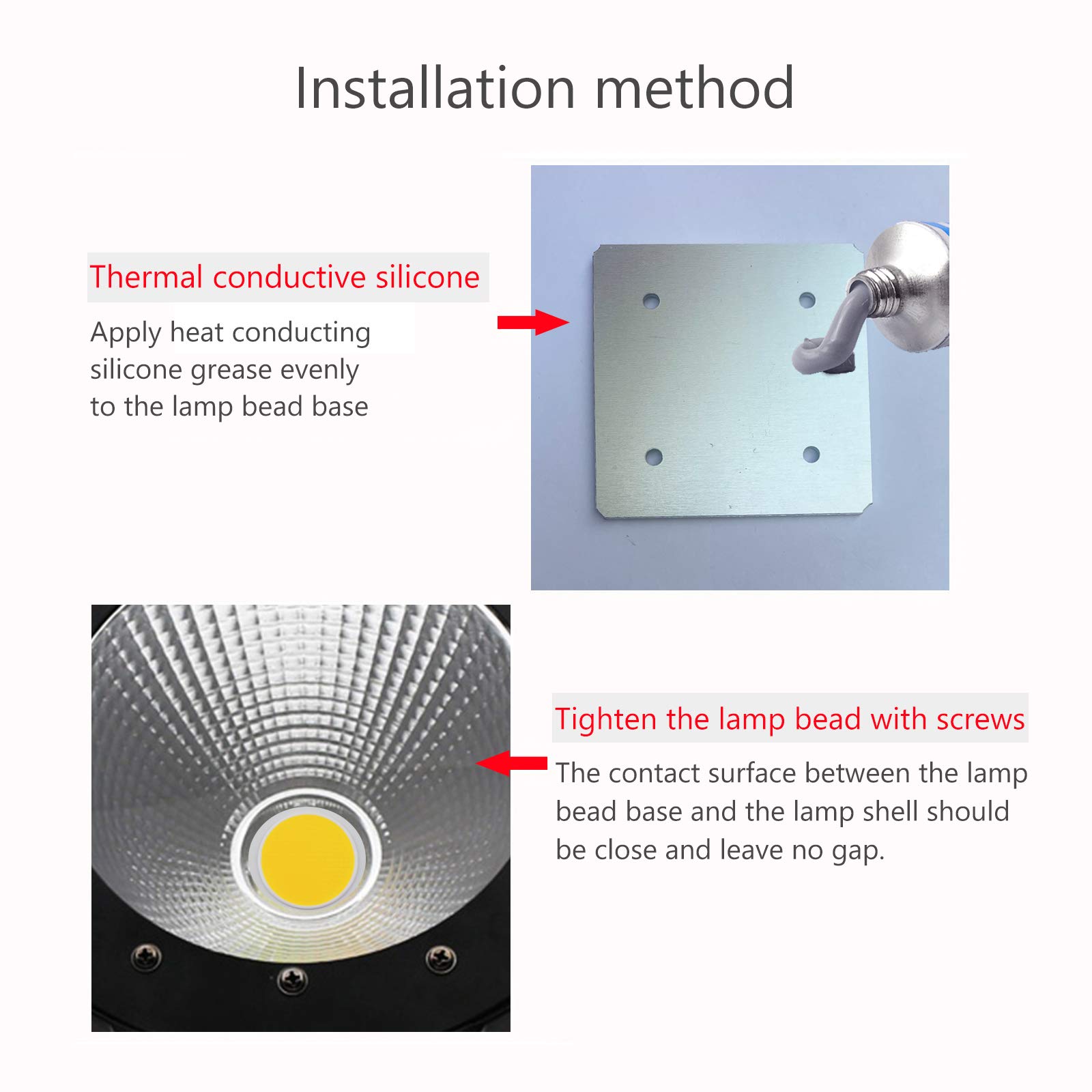 100W 6500K Cold White LED SMD COB Integrated Light Source - High Power LED Beads & Chips for Stage Lighting, DJ Lights, Theater Spotlights, and Professional Studio Equipment