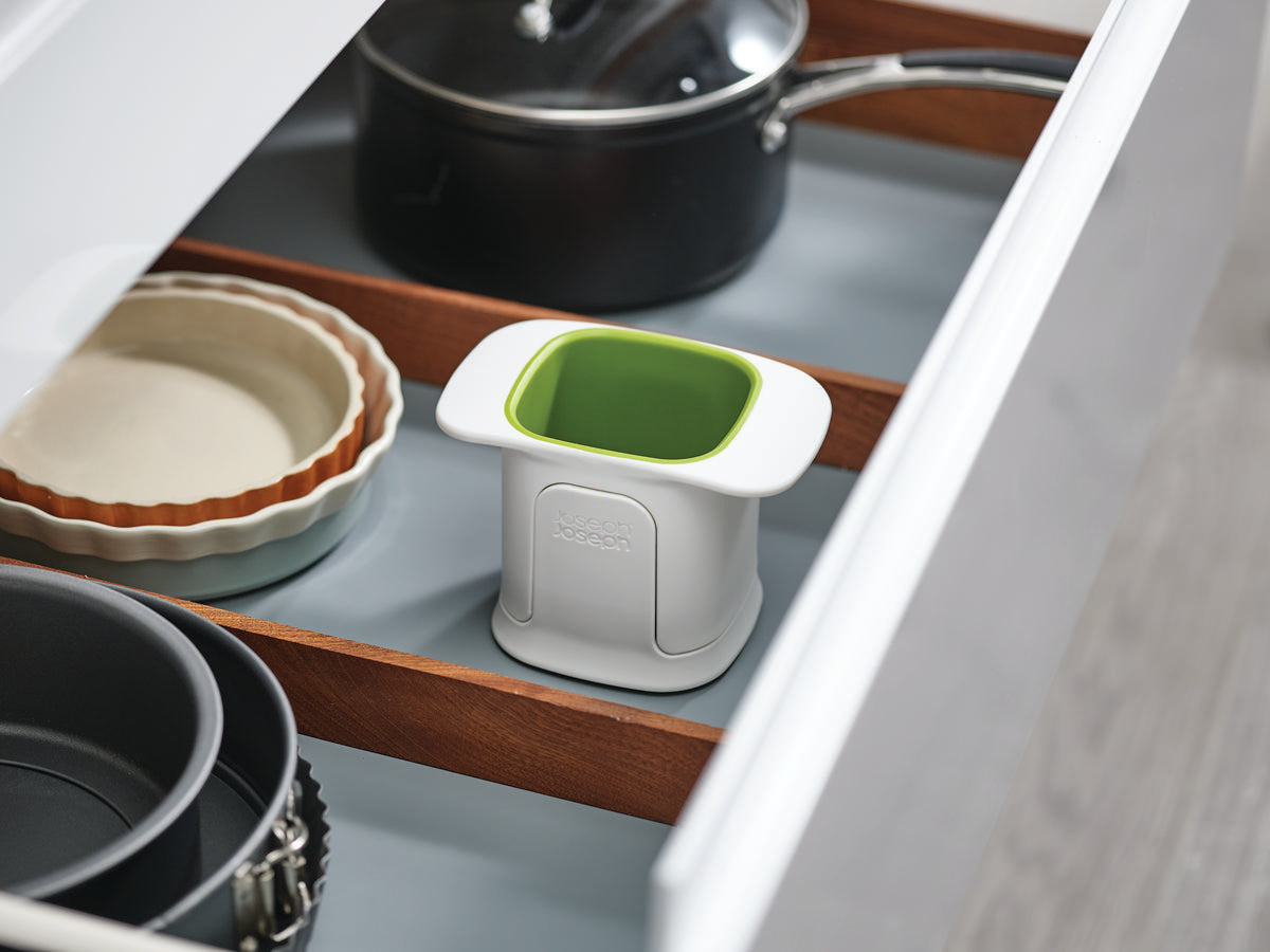 Premium White Vegetable Chopper - ChopCup™ Multi-Functional Kitchen Tool for Dicing, Slicing & Mincing - Perfect for Salads, Stir-Fries & Meal Prep