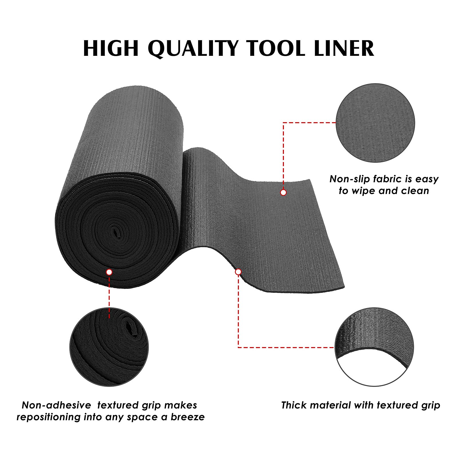 MIXPOWER Non-Slip Tool Box Liner - 16