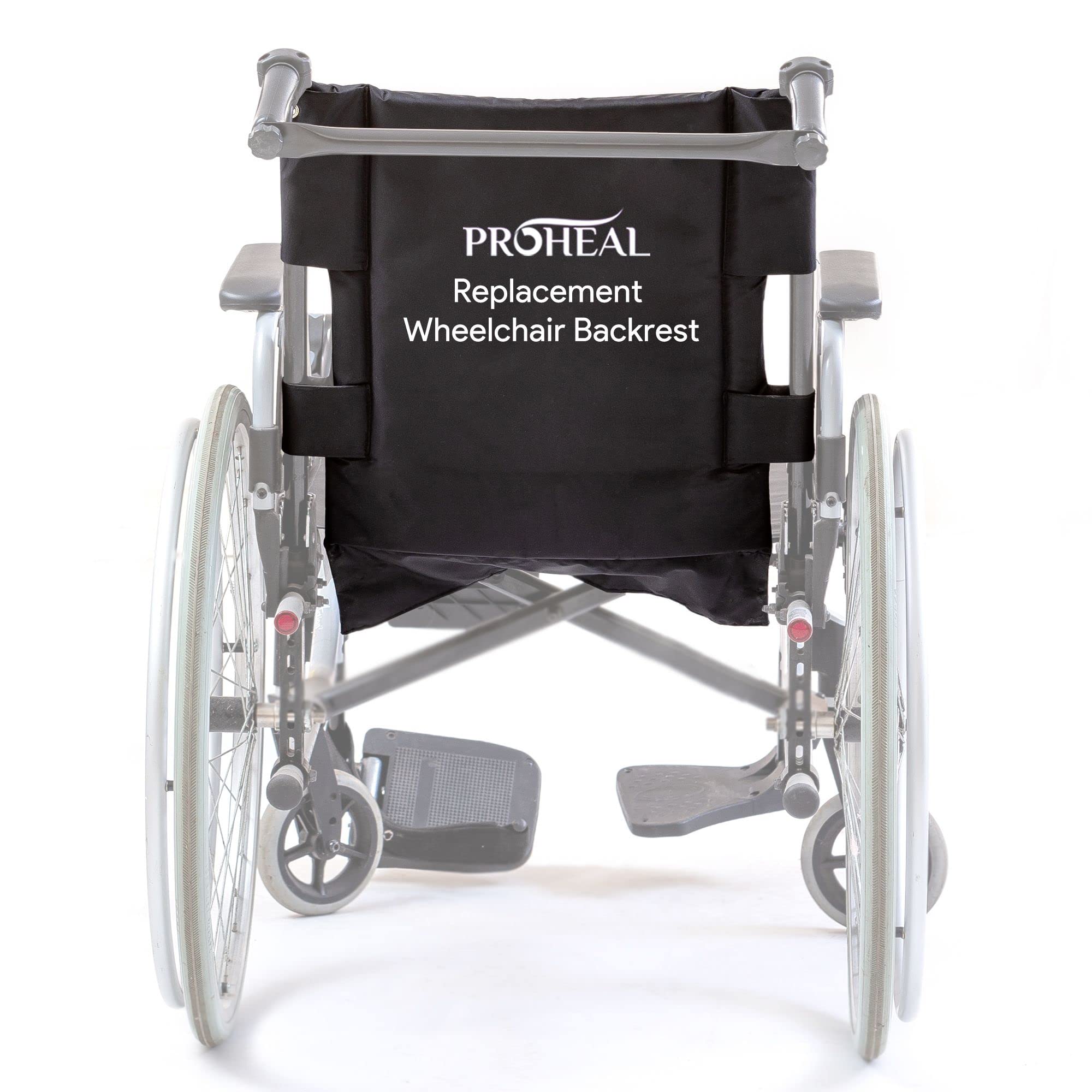 ProHeal Vinyl Wheelchair Backrest Replacement - 18