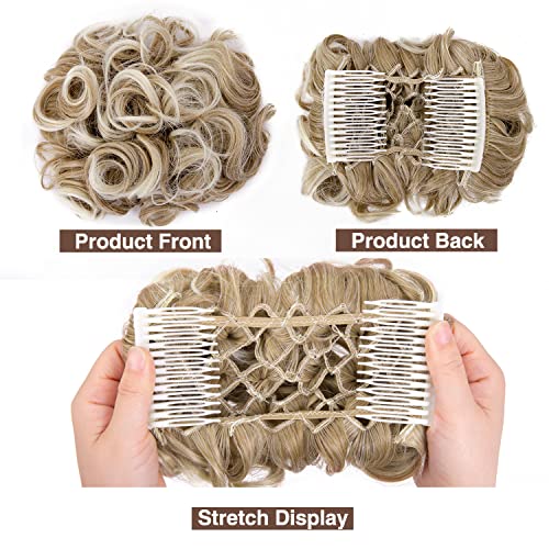 Messy Bun Hair Clip - Perfect for Curly Hair, Easy Chignon Updo for Women | Great for Work, Parties & Everyday Wear