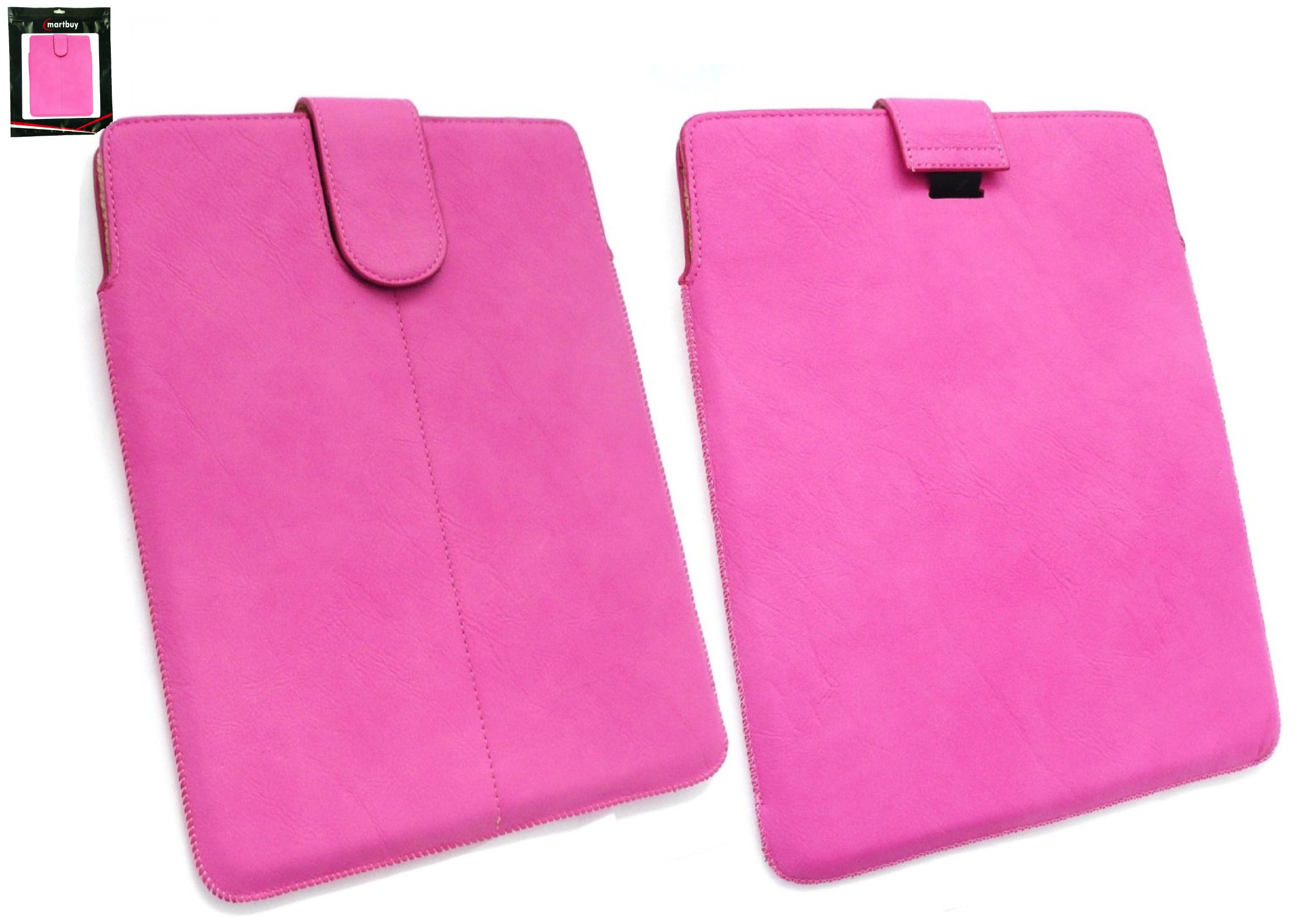 Emartbuy® 5-Pack Stylus Pens with Hot Pink PU Leather Pouch Case - Compatible with Odys Prime 9.4 Inch Tablet | Perfect for Drawing, Note-Taking & Touchscreen Devices