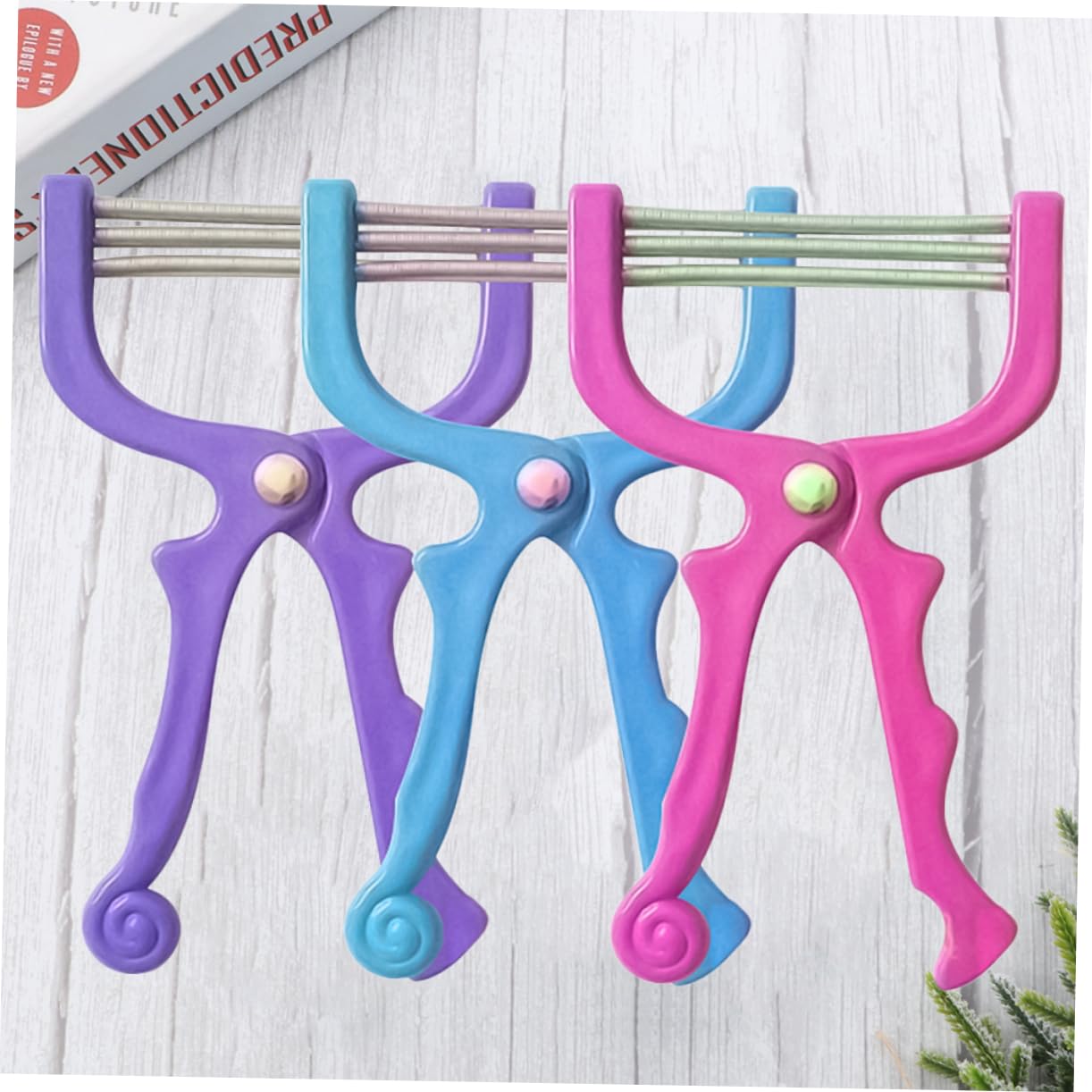 IPetboom 3-Pack Facial Hair Removal Spring Tool - Portable & Reusable Eyebrow & Upper Lip Hair Remover for Women - Perfect for Travel, Home Use & Quick Touch-Ups
