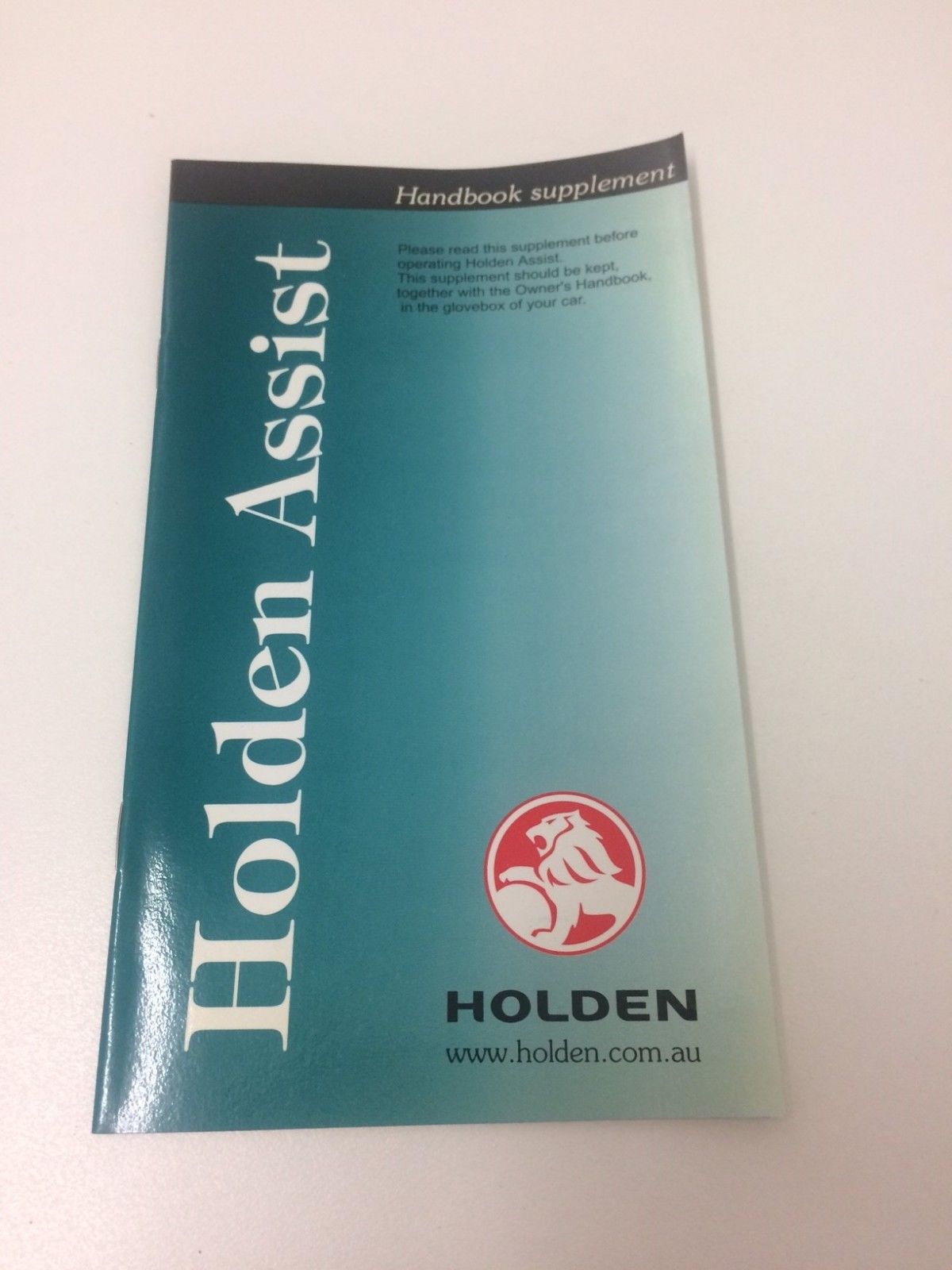 Original Holden VY V2 WK Owner's Manual & Supplement - Telematics Holden Assist Guide for Car Maintenance & Repair